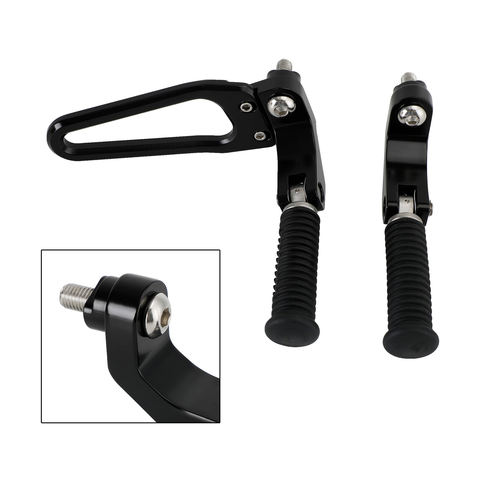 BMW R18 2020-2022 Kit de montaje de estriberas de pasajero con pedal de reposapiés trasero