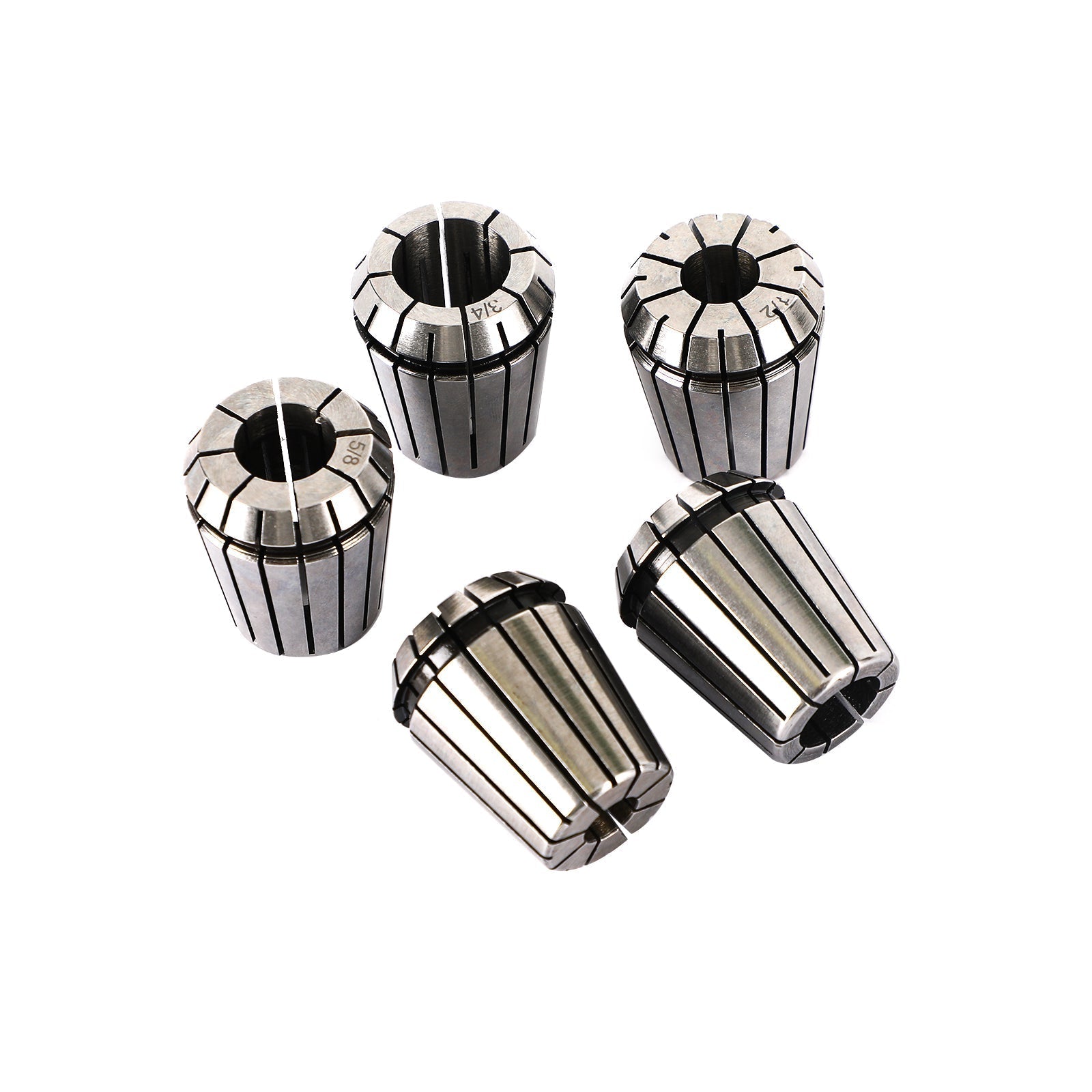 6PCS ER32 Spring Collet Set for CNC Milling Lathe Tool Graving Machine Steel