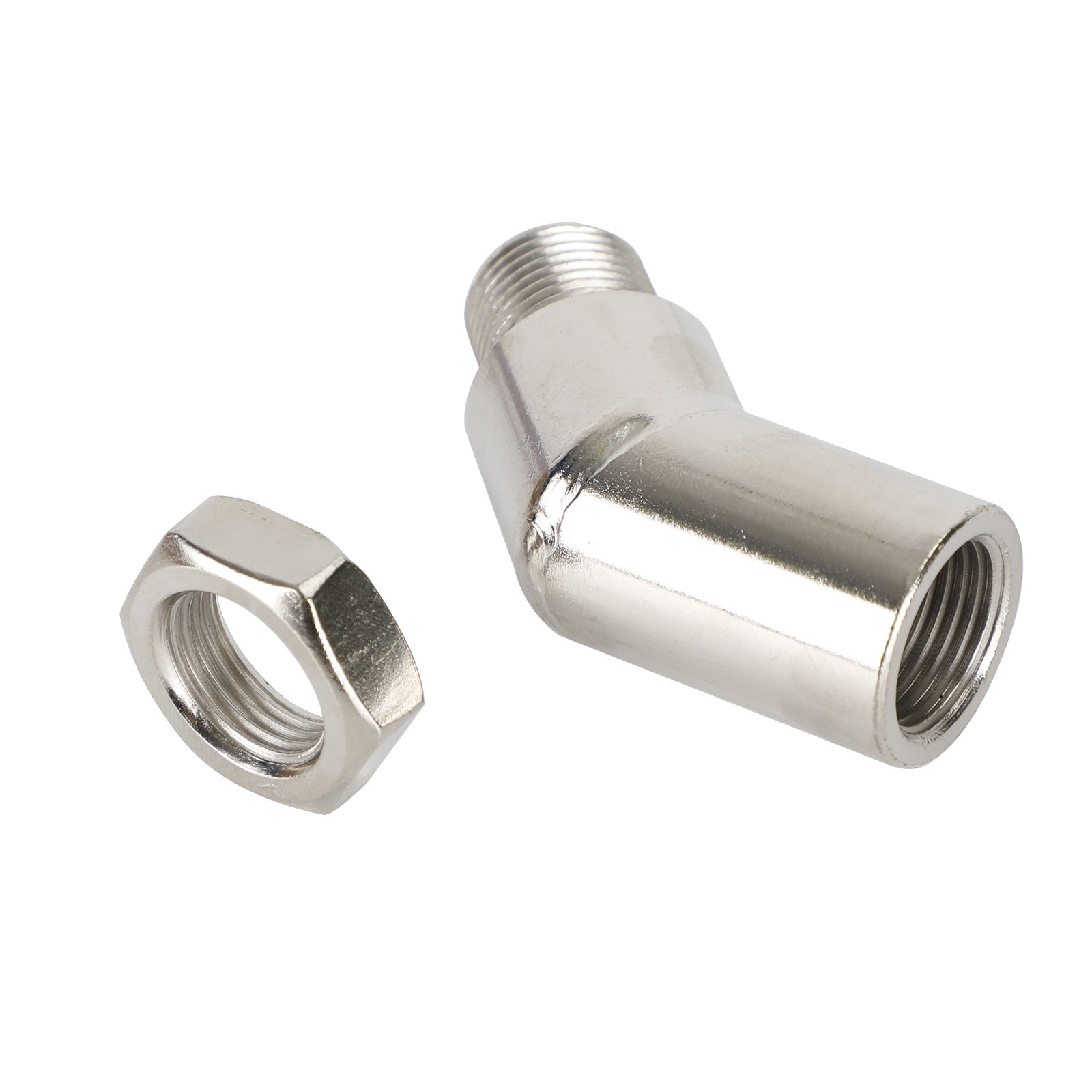 Convertisseur catalytique 135 degrés CEL, adaptateur d'extension de capteur d'oxygène, entretoise M18 X 1.5 générique