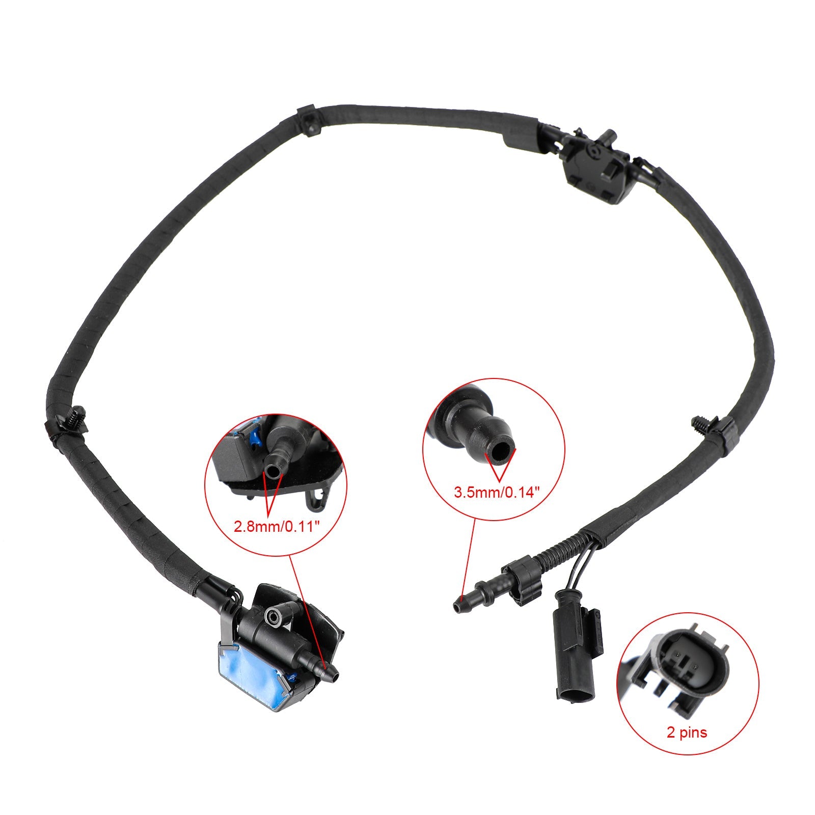 BMW 1 2 Serie F20 F21 F22 Ruitensproeierkopketting 61667249646