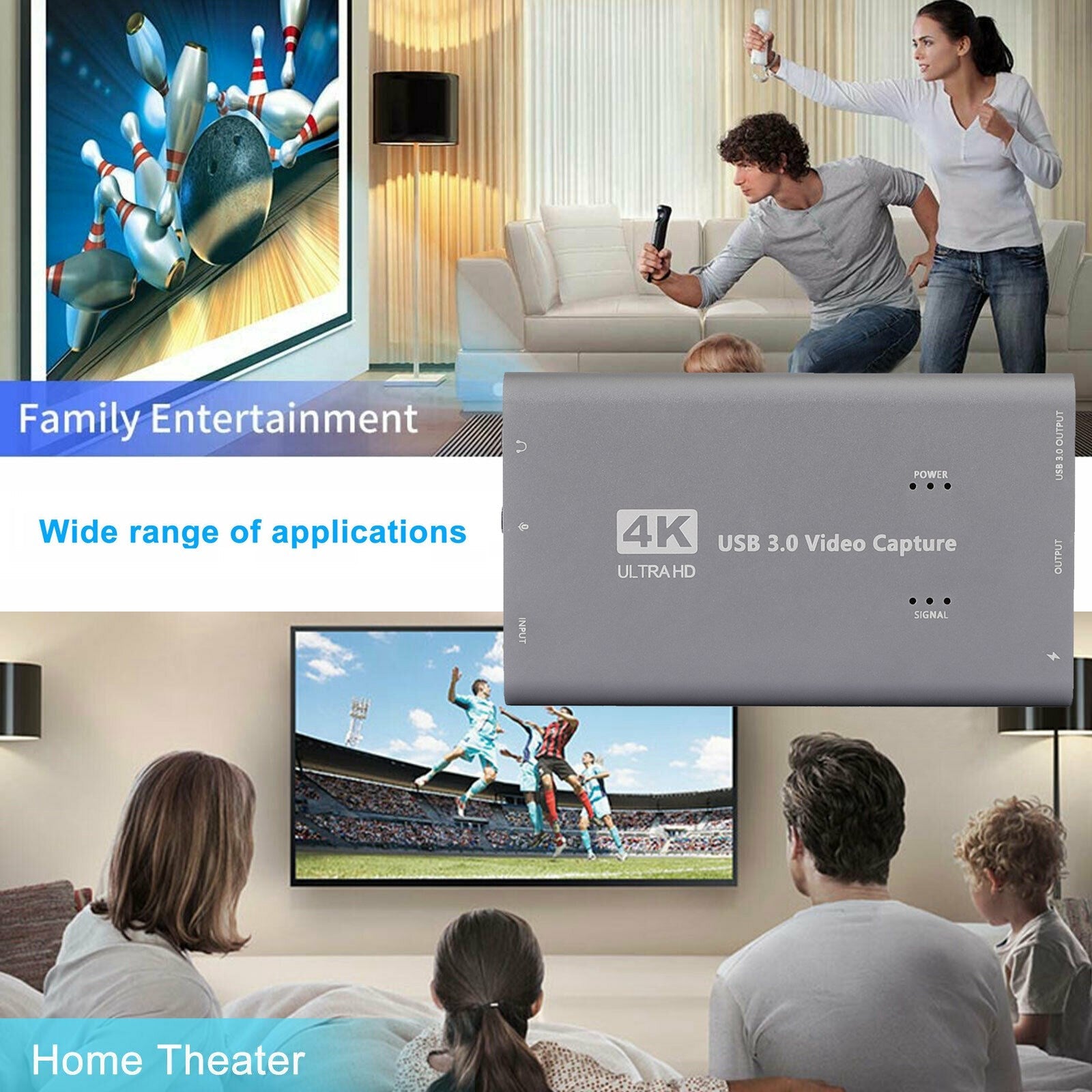 4K 1080p 60fps HD naar USB 3.0 Video Capture Kaartspel Live Recorder Plug-and-Play