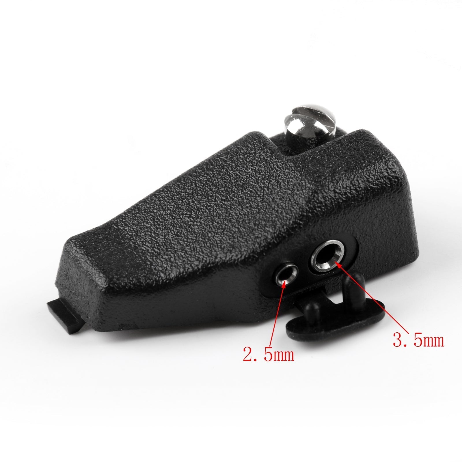 1xmulti pin til 2 -pinners ørestykke adapter for Kenwood Radio TK280/380/385/3180