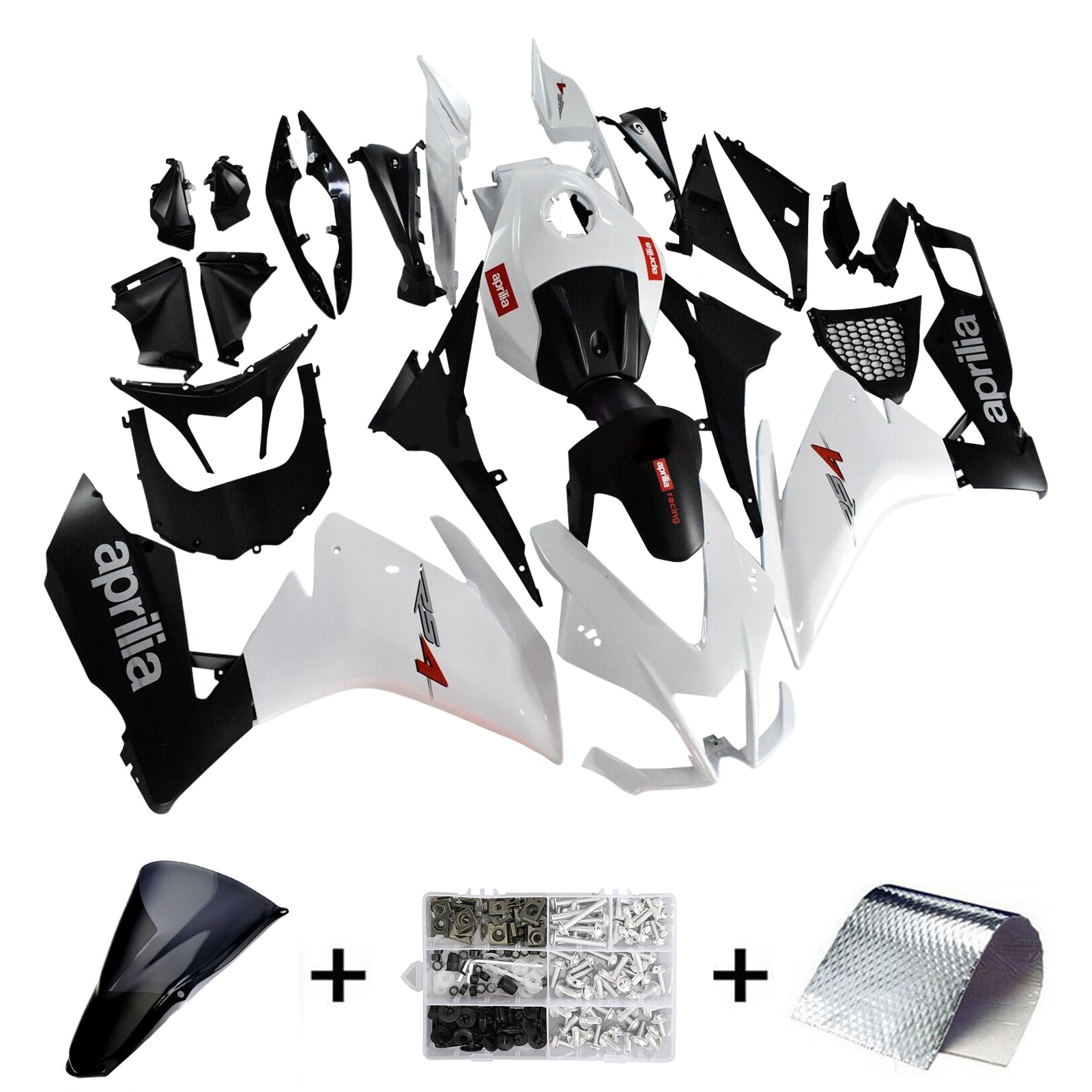 2012-2016 Aprilia RS4 125 50 Kit de carénage de carrosserie