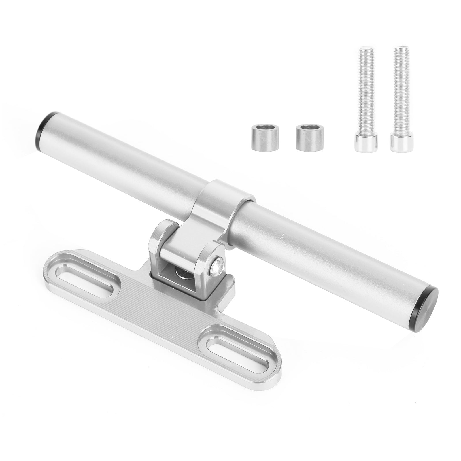 Soporte De Navegación Para Teléfono Soporte De Extensión Gps 22 Mm Para Motocicleta Moto Plata Genérico