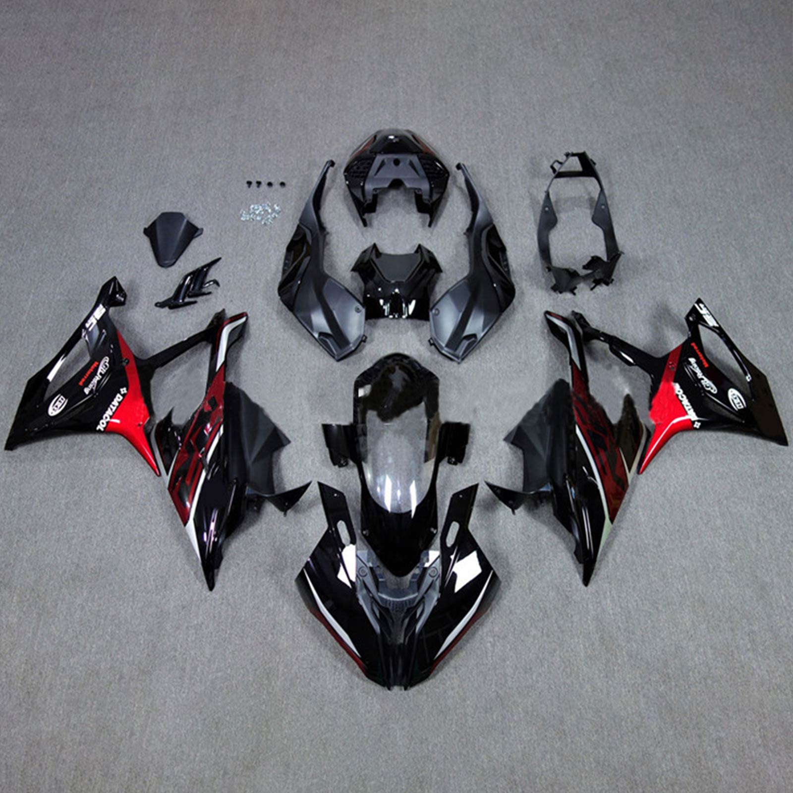 2019-2022 BMW S1000RR Amotopart Injection Fairing Kit Bodywork Plastic ABS #105