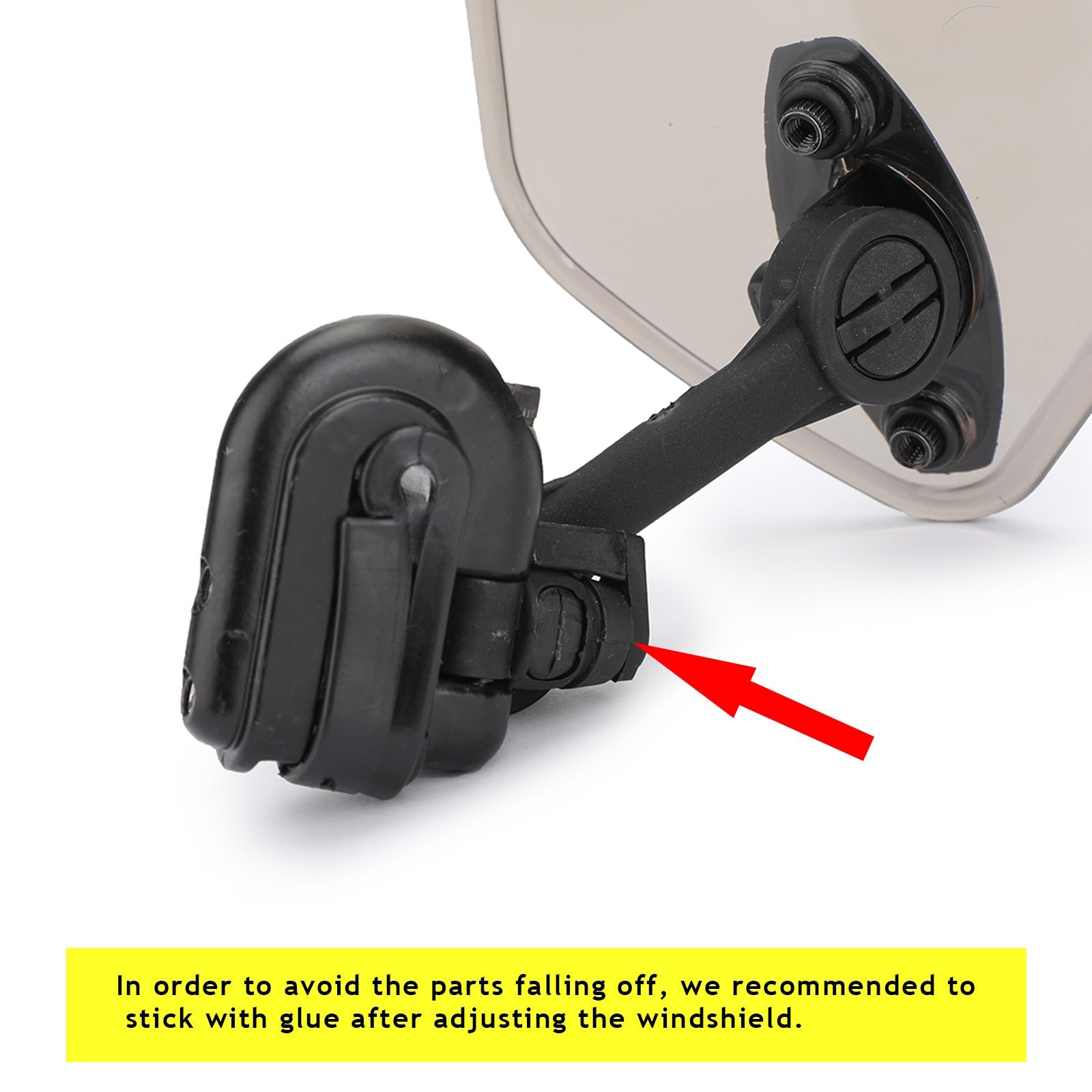 Extension de pare-brise à Clip réglable pour moto, déflecteur de vent