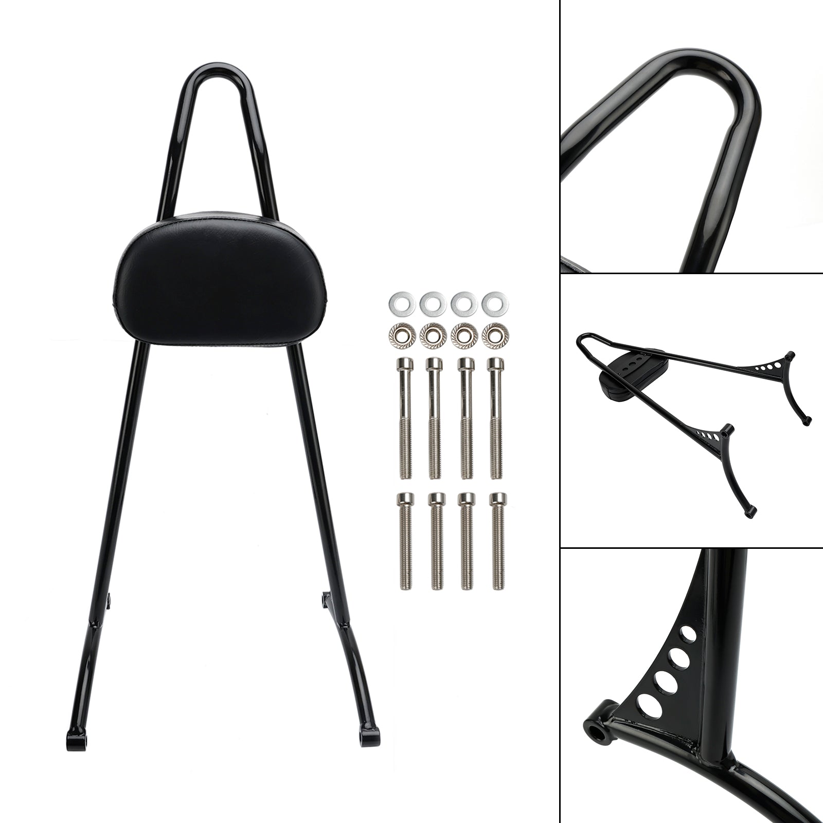 Dossier de barre Sissy passager pour Sportster Iron 883 1200 XL 48 72 2004-plus tard