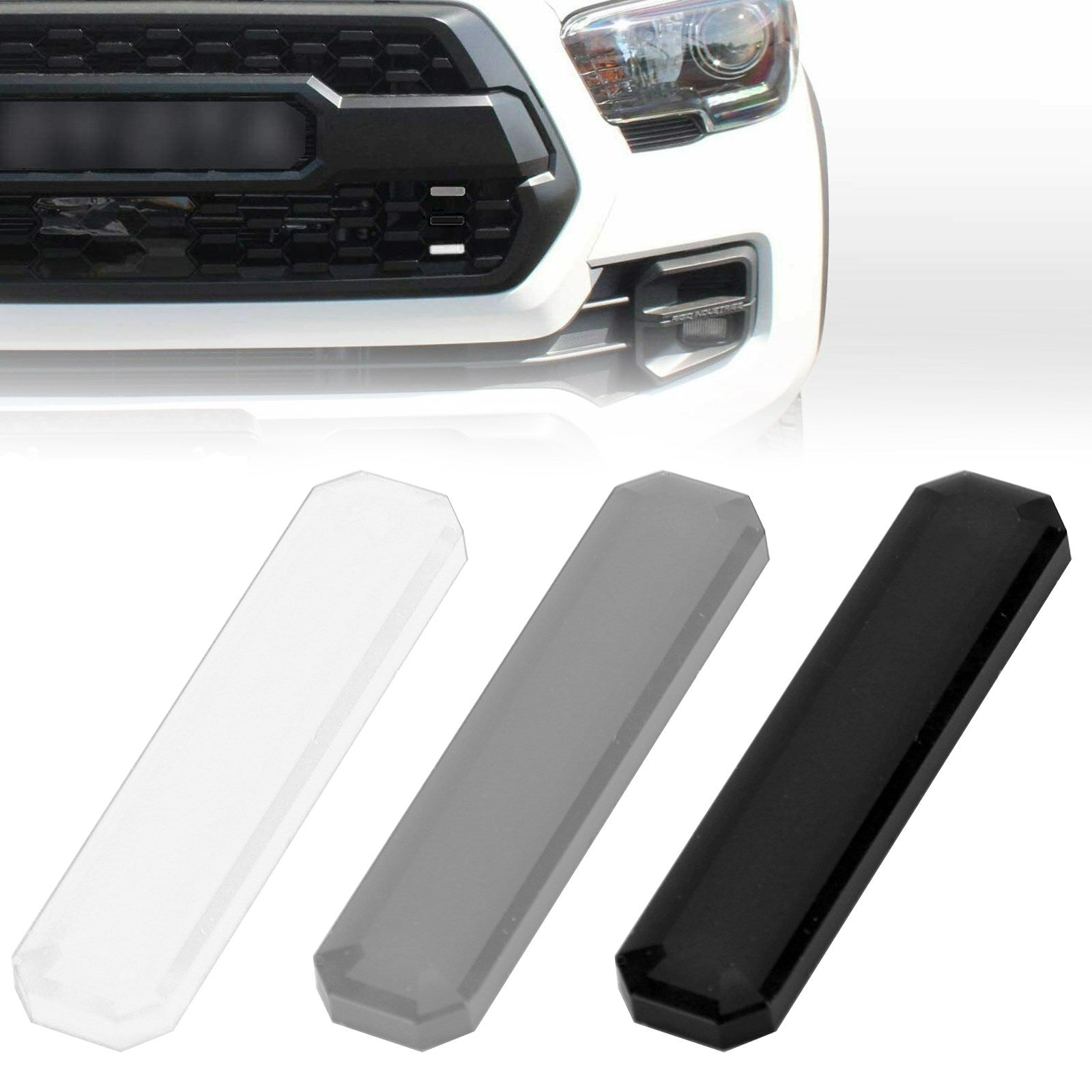 Driekleurige badge voorgrille sticker voor Tacoma TRD Pro 2016-2020 Generiek