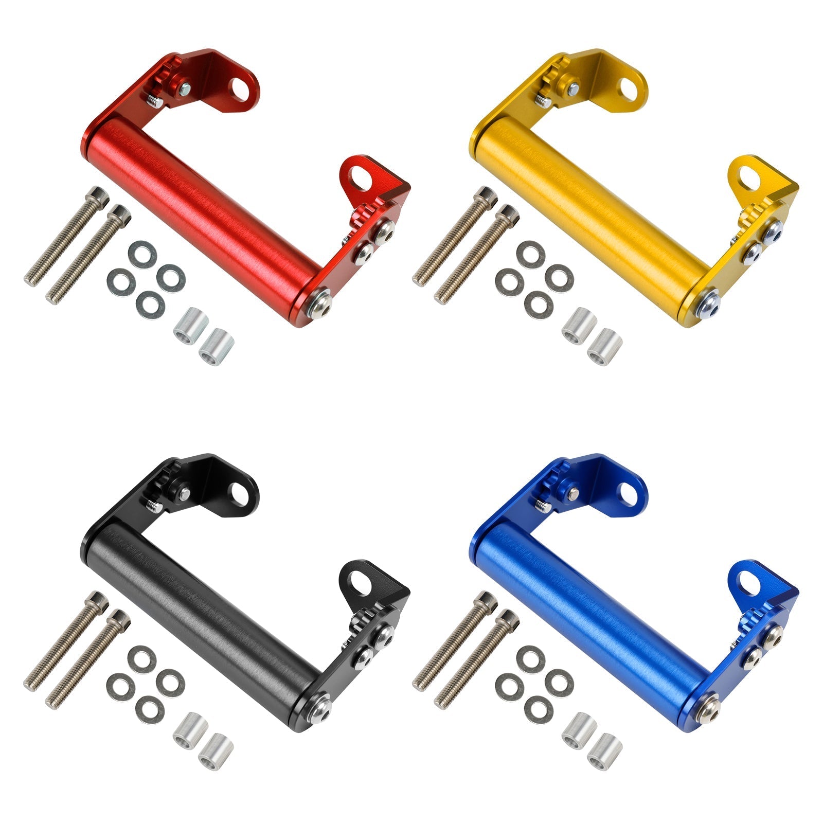 Support de navigation téléphonique GPS Bracket 22 mm pour moto Motocycle Red