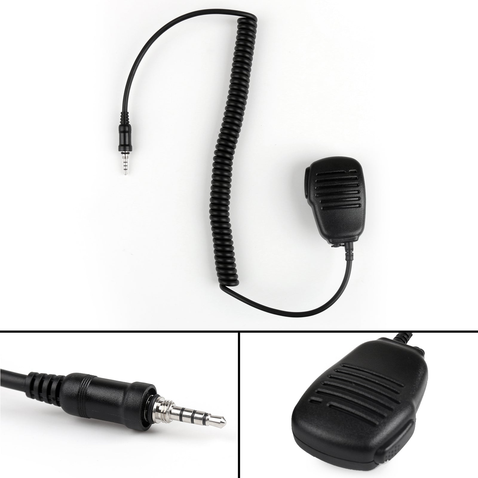 1 micrófono de altavoz portátil resistente al agua para Yaesu Vertex VX6R/7R/170/177/6E/7E HX370S