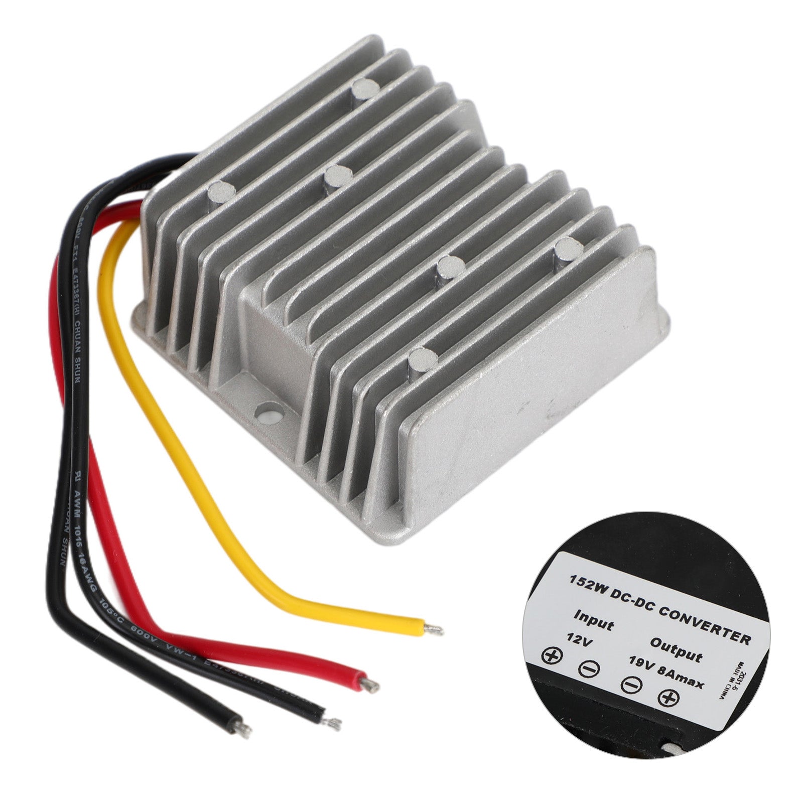 12V till 19V 8A 152W DC-DC Boost Step Up Power Converter Spänningsregulatormodul