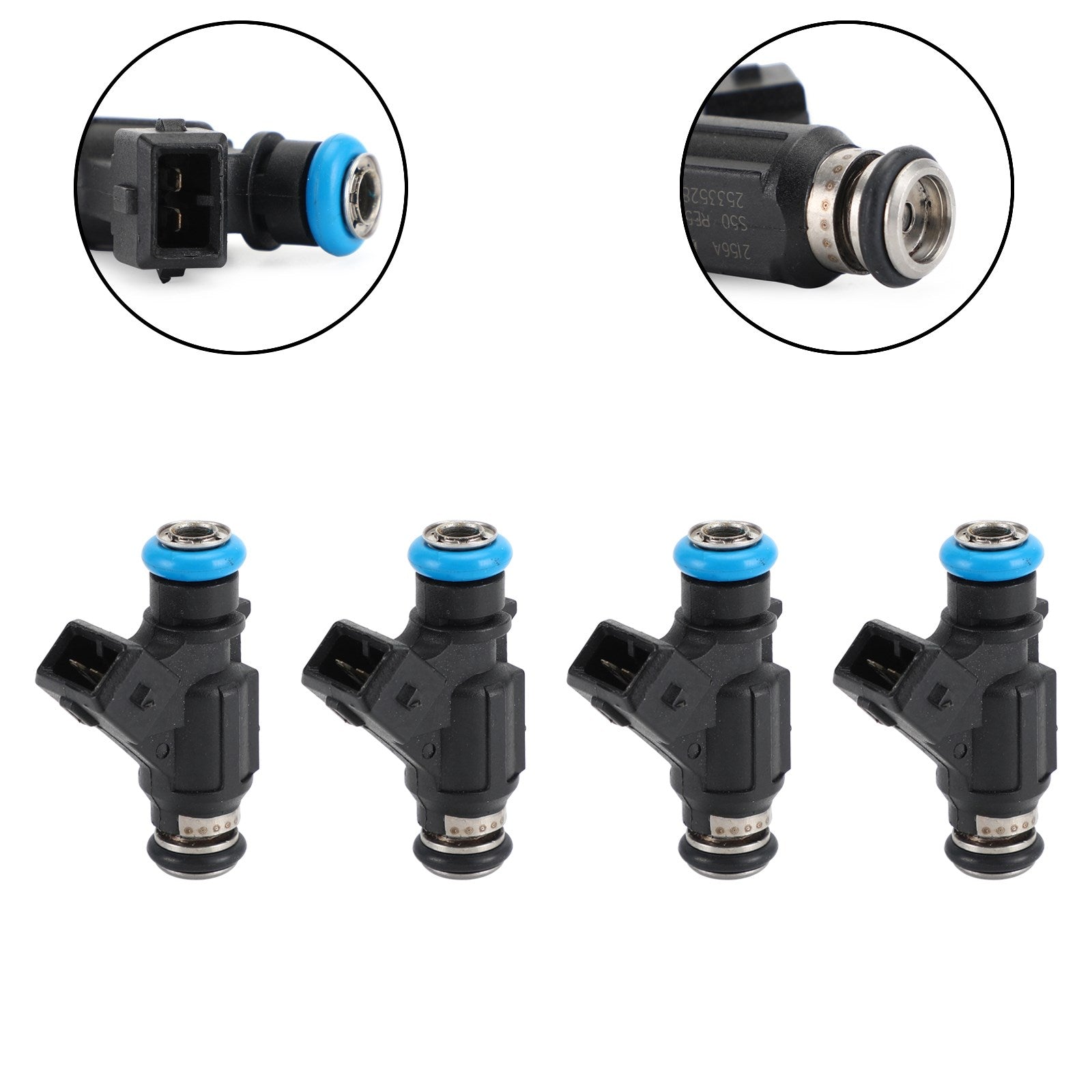 4 Uds inyector de combustible 25335288 apto para fueraborda Mercury Mariner 60HP 2002-2006