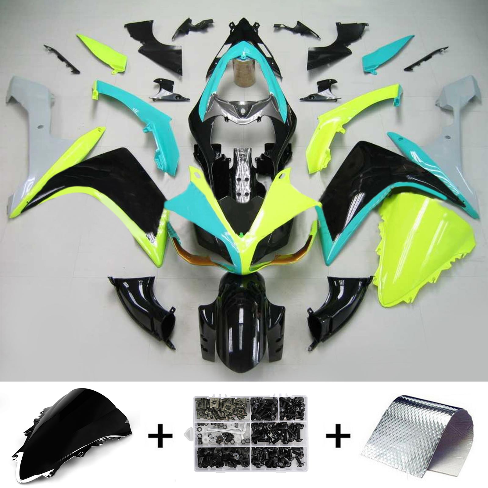 2007-2008 Yamaha YZF 1000 R1 Kit de carénage générique