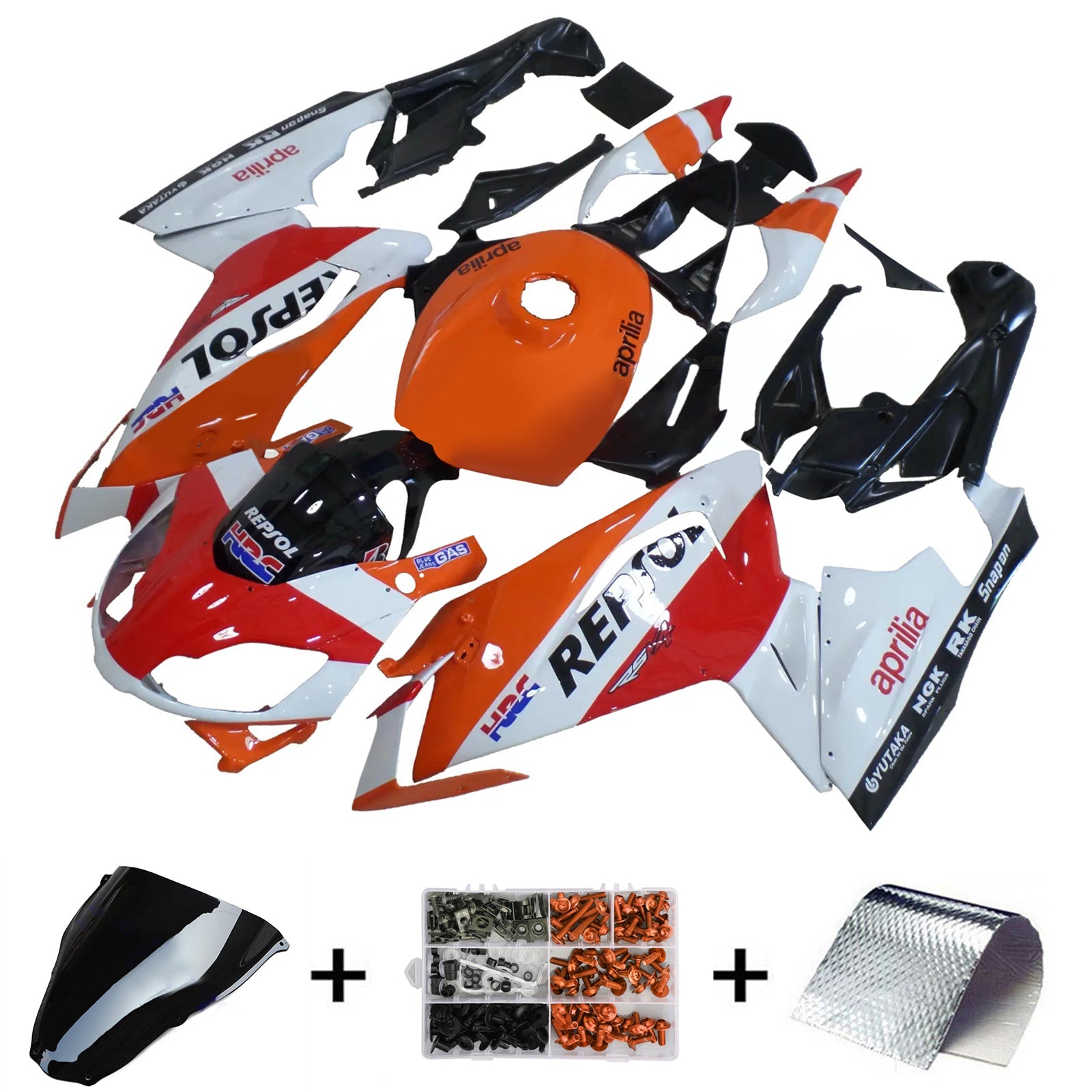 2006-2011 Aprilia RS125 Fairing Kit Bodywork ABS de plástico