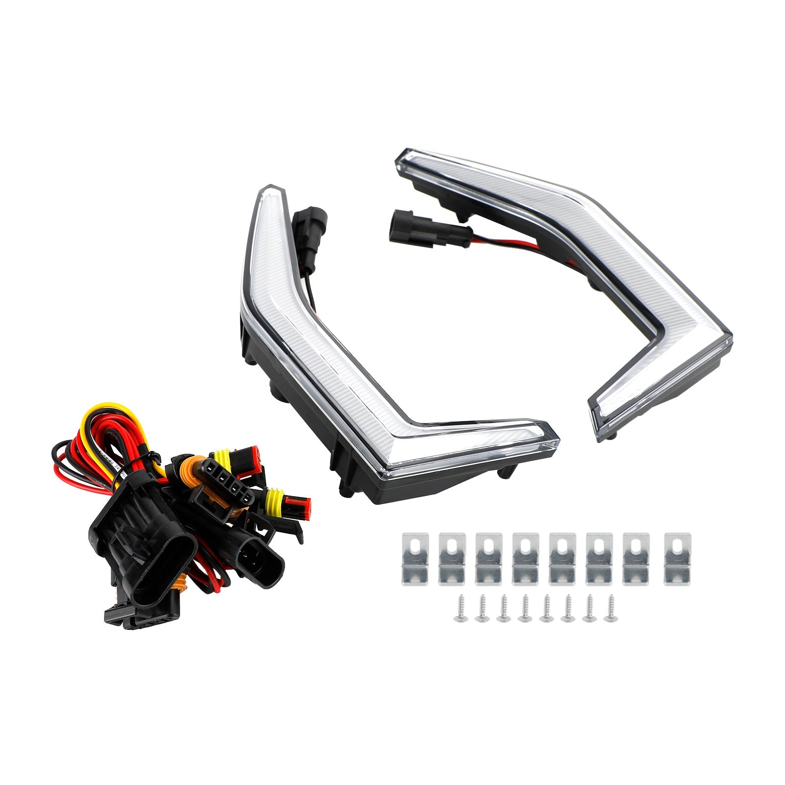 Kawasaki Teryx KRX 1000 2020-2023 Fang Accent Grill Lámparas Luz delantera LED