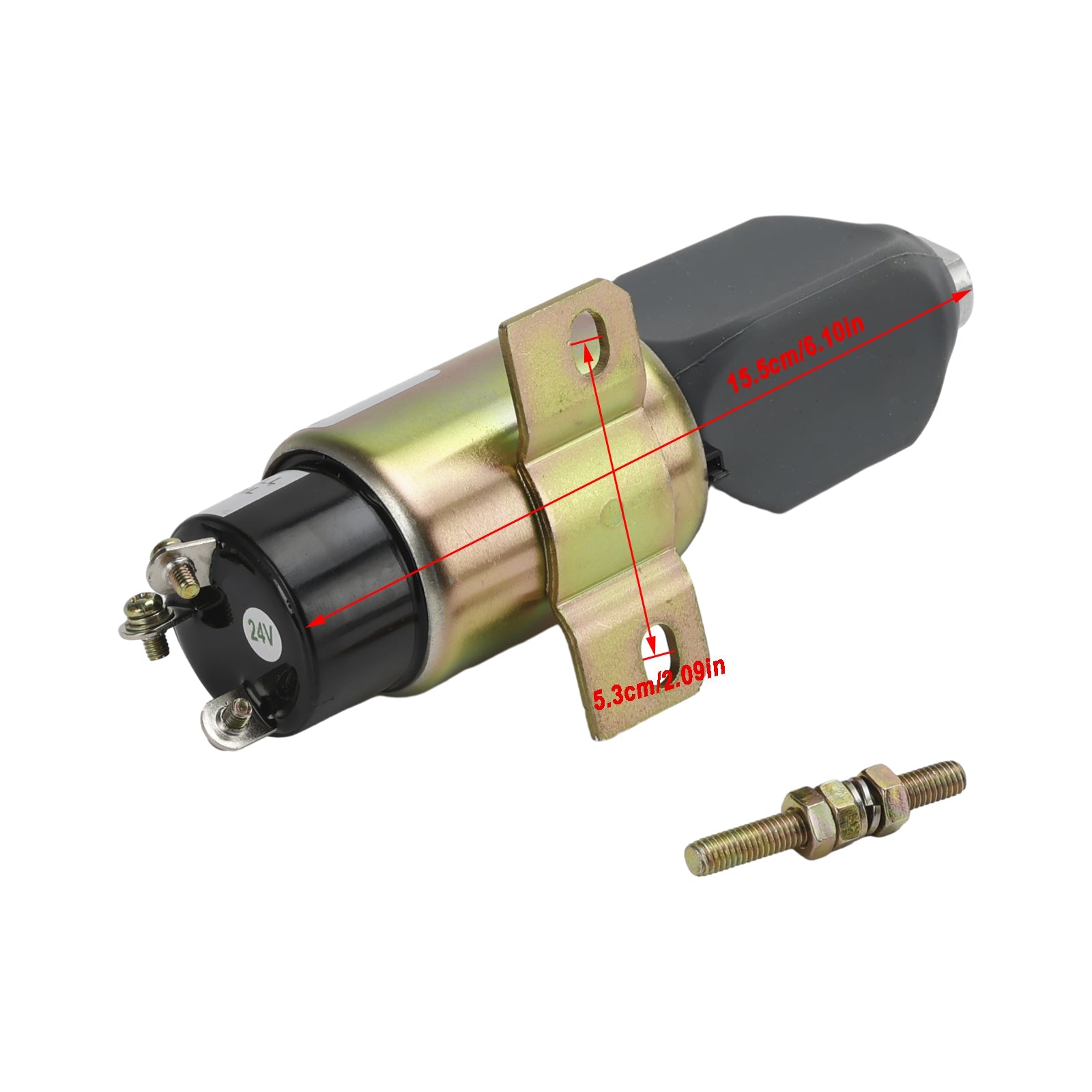 3864274 1751-24E7U1B1S5A Stopp Stäng av magnetventil SA-3766T 24V för Cummins