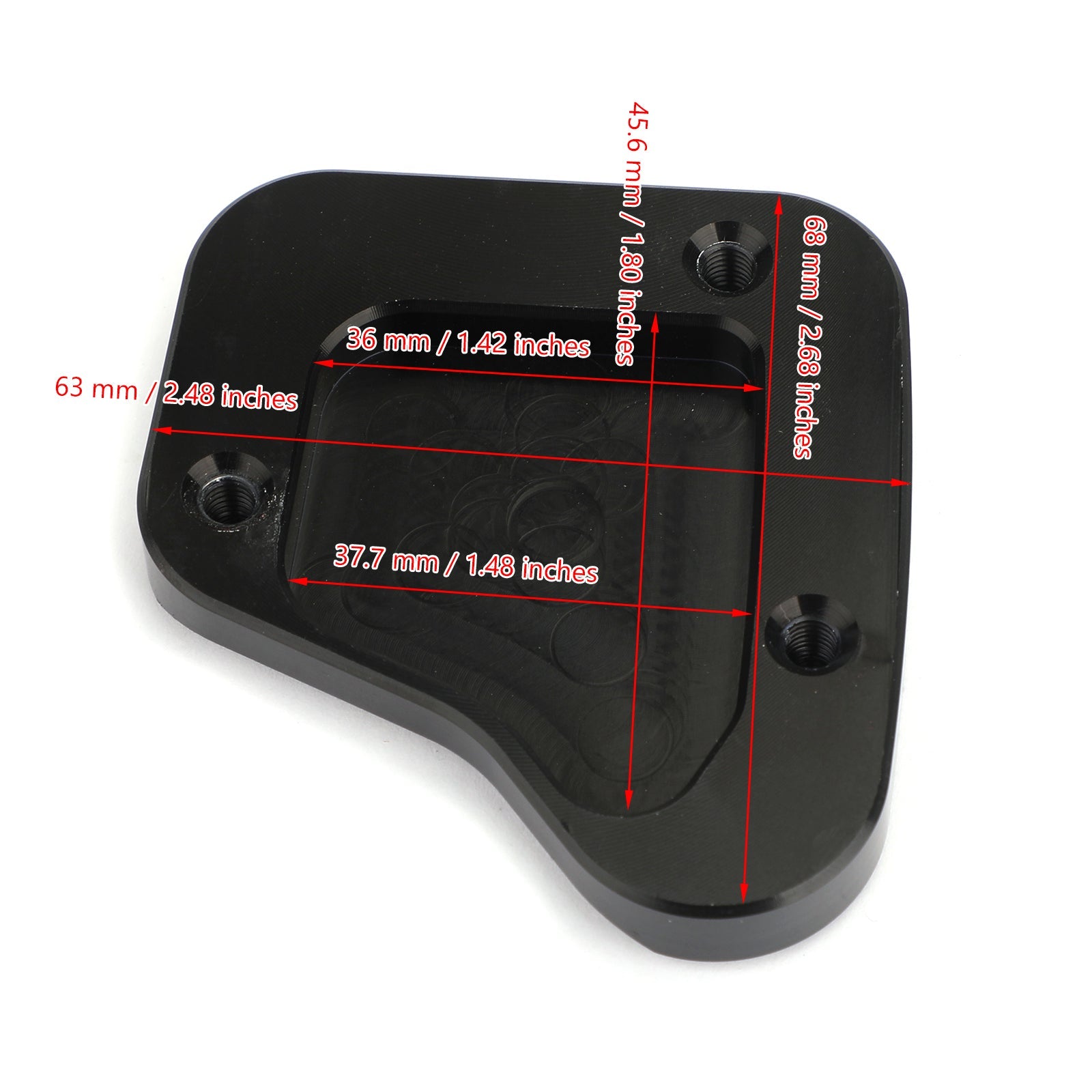 Soporte lateral para ampliar placa para SUZUKI HAYABUSA GSXR 1300R 2008-2019 genérico