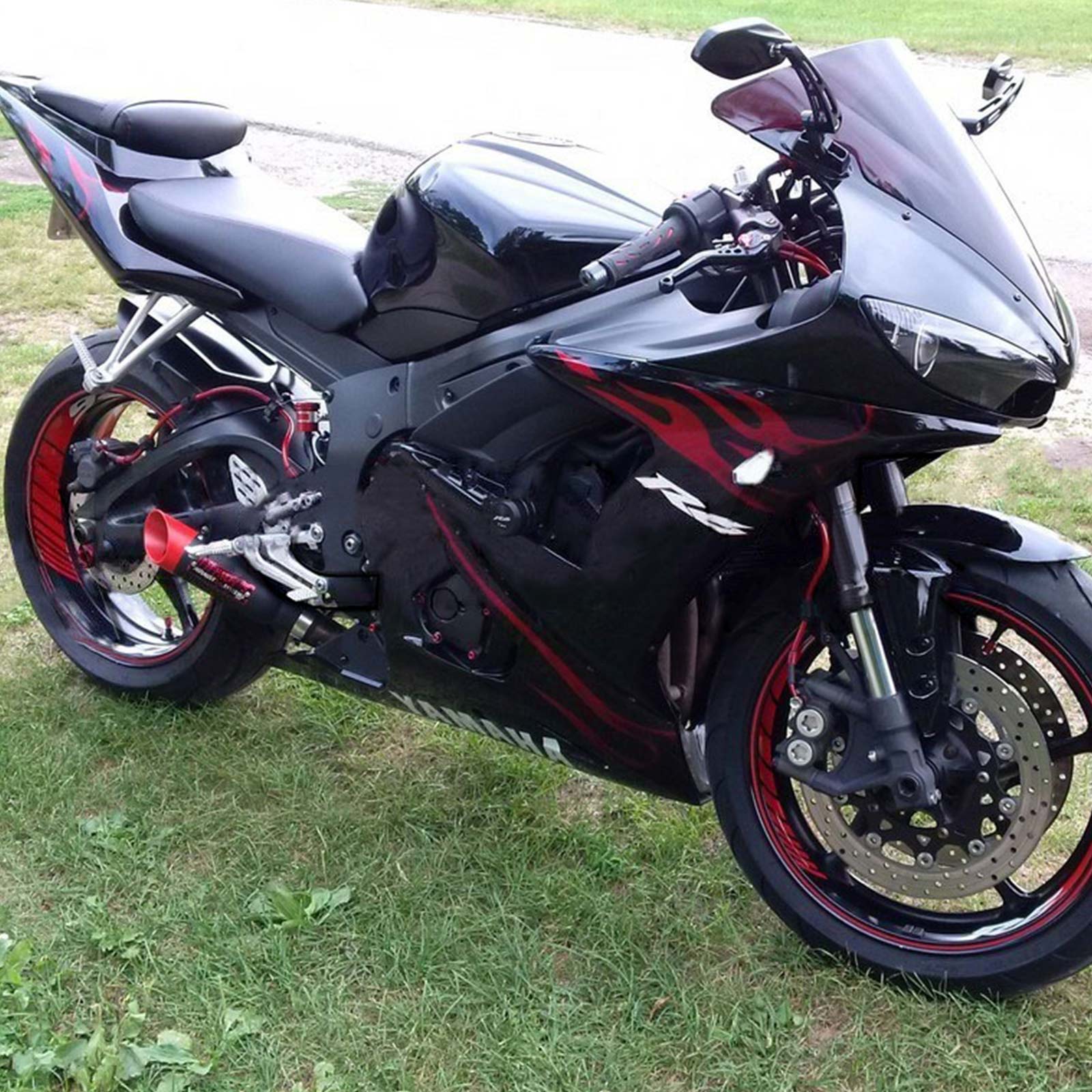 2003-2004 Yamaha YZF 600 R6 2006-2009 R6S Amotopart Injectie Kuipset Carrosserie Kunststof ABS #108