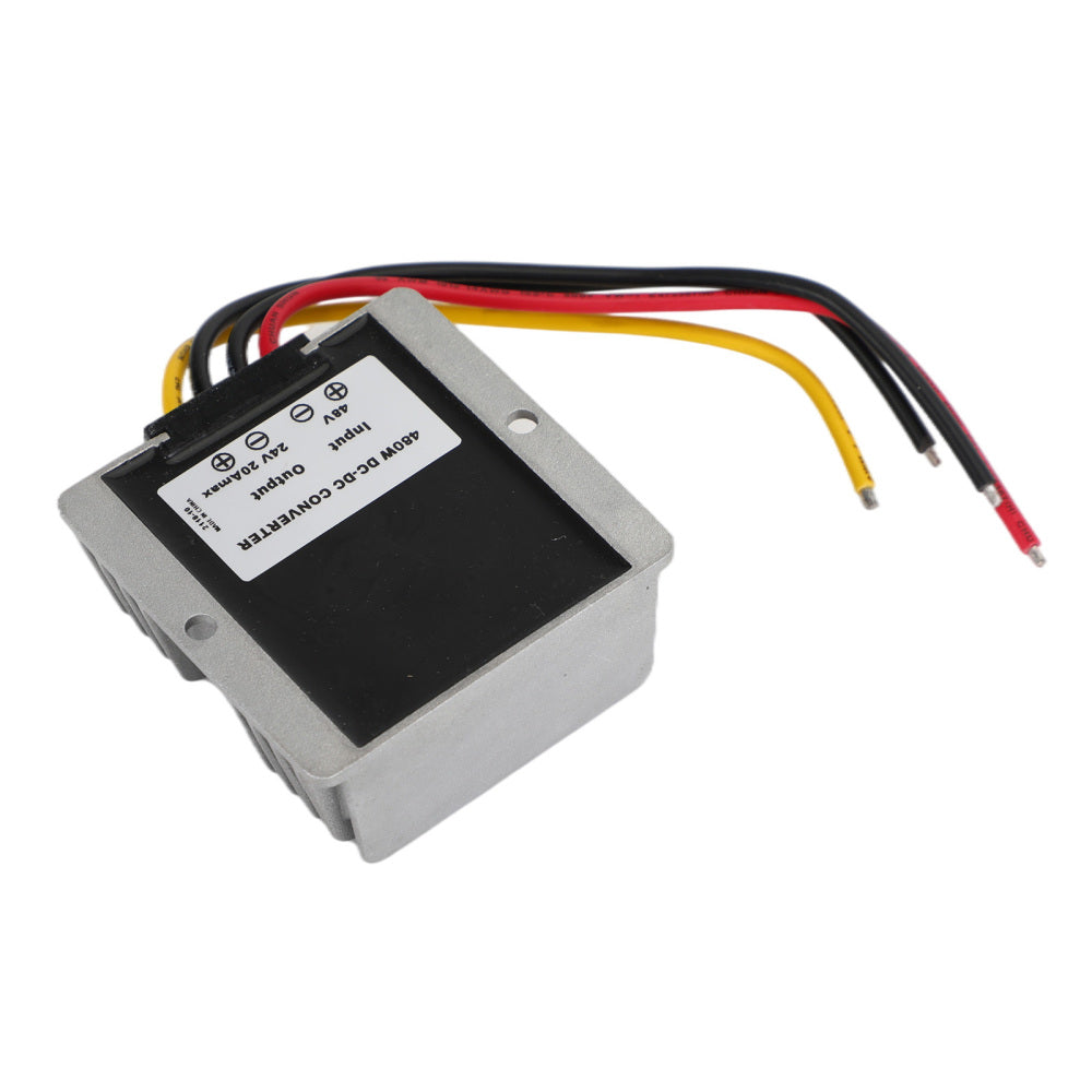 Areyourshop Régulateur de convertisseur de puissance abaisseur DC/DC étanche 36 V/48 V à 24 V 20 A 480 W