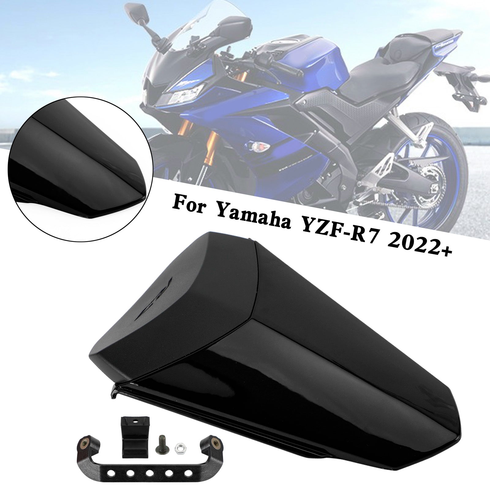 2022-2023 YAMAHA YZF-R7 YZF R7 zadné sedadlo Cover Cover COWL COWL