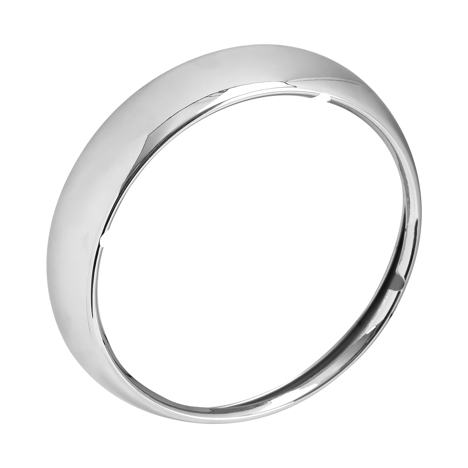 7" Guarnição de farol cromada com anel de luz para Touring Road King 67712-83A genérico