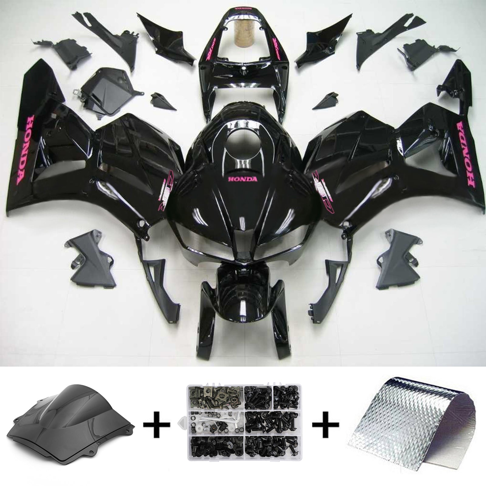 2013-2023 Honda CBR600RR F5 Kit de carénage d'injection carrosserie plastique ABS #101