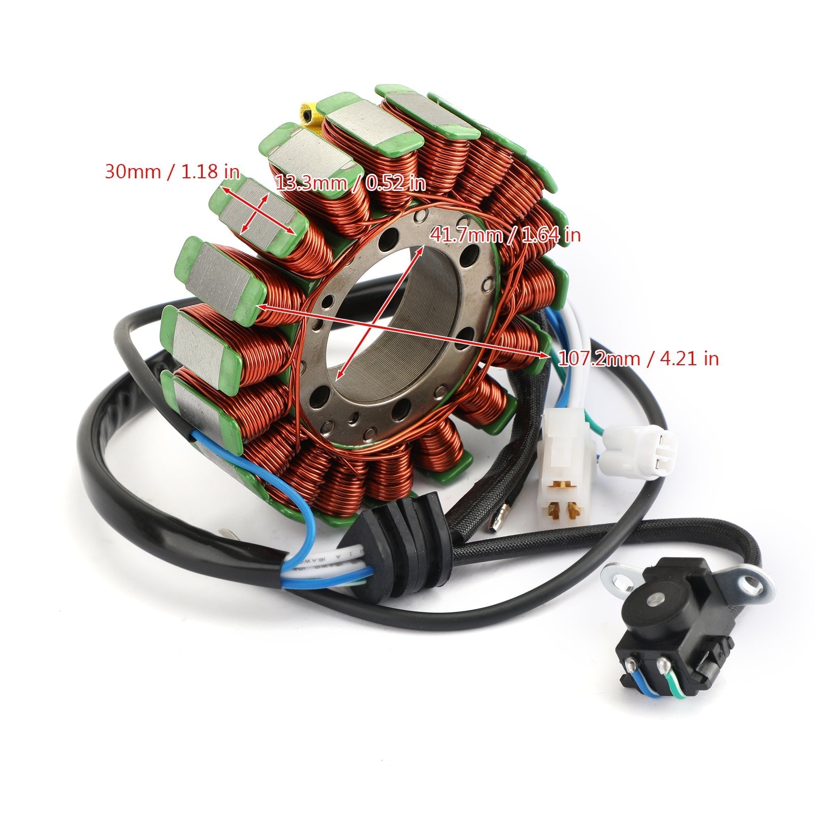 Dynamo Magneto Stator voor Aprilia Pegaso 650 Strade/Trail 05-09 #AP8520021 Generiek
