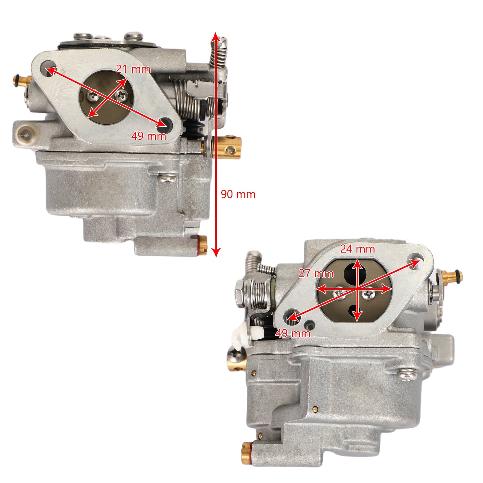 Carburateur pour bateau 6AU-14301-40 41, pour moteur hors-bord Yamaha Hidea F 9.9 hp 4T