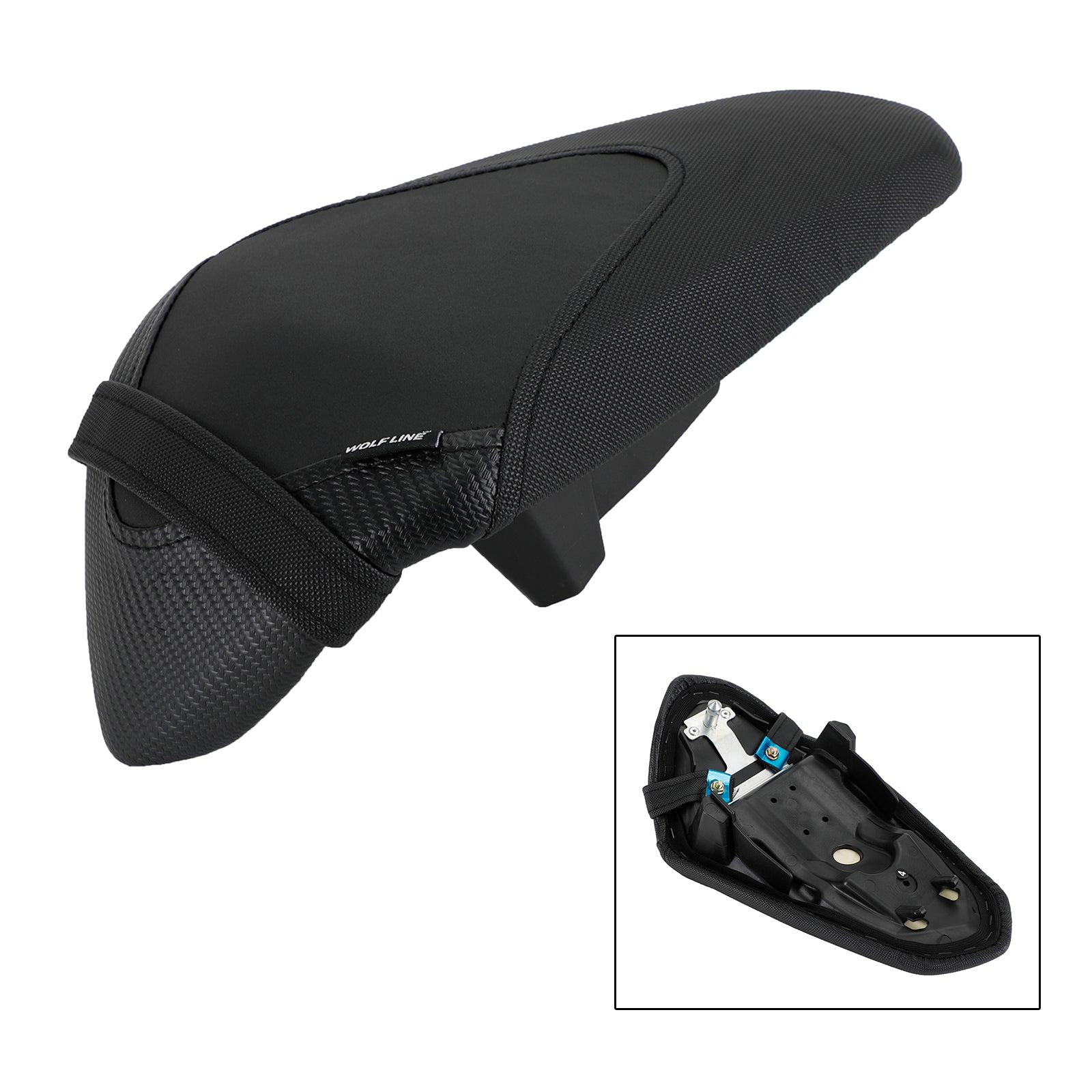 Bakre passagerarsäte Pillion Saddle Flat för Kawasaki Ninja 400 Z400 18-22