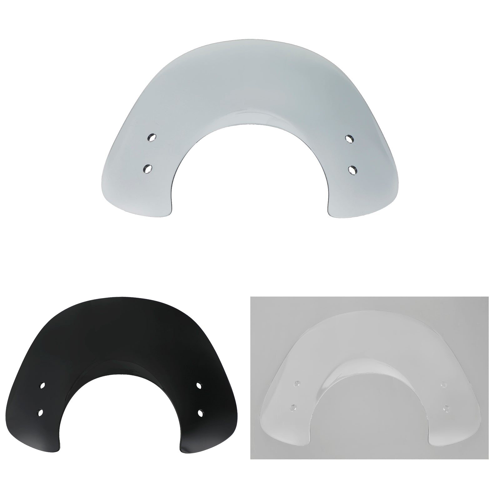 Černé sklo predného skla pre Vespa GTS250 GTS300 2017-2022