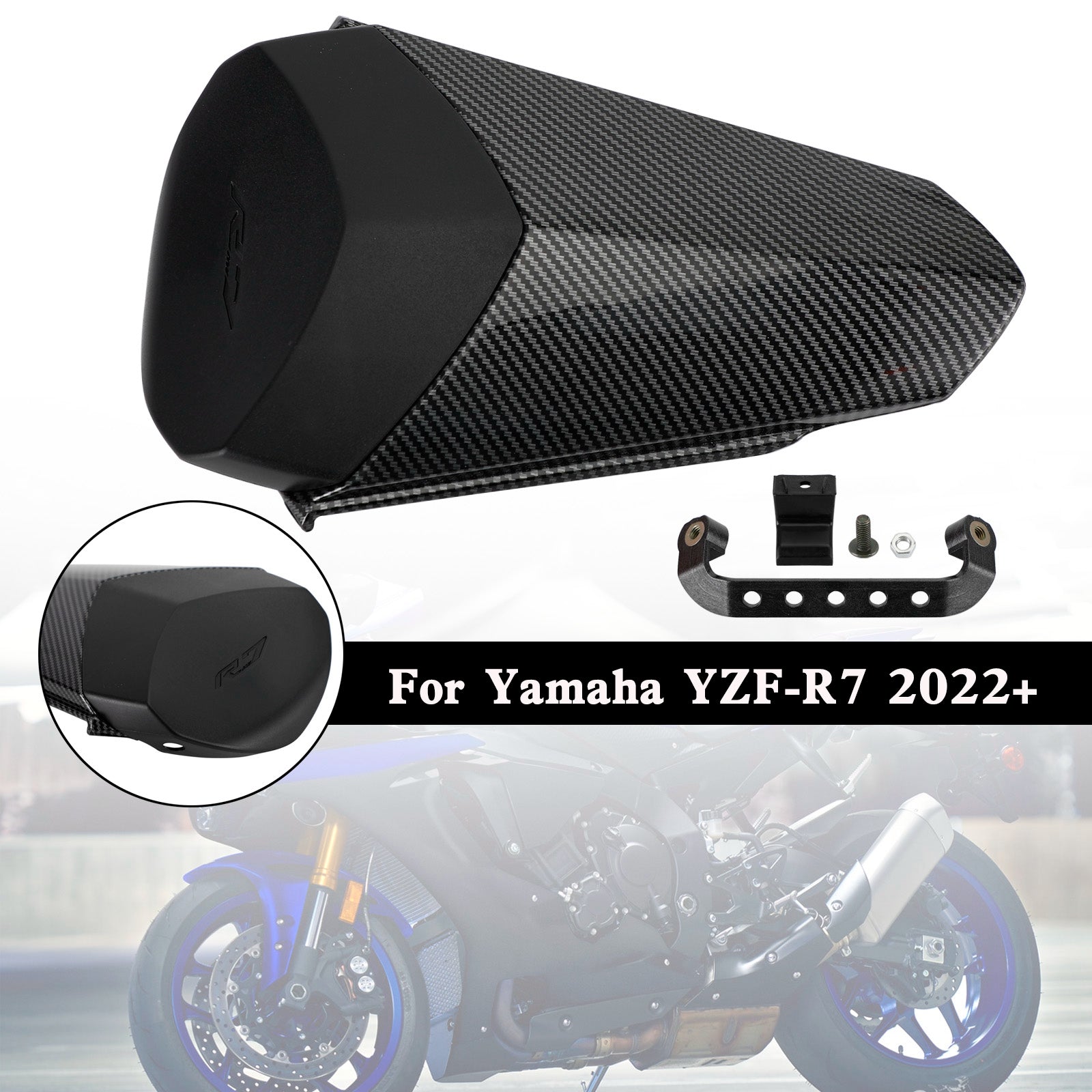 2022-2023 YAMAHA YZF-R7 YZF R7 zadné sedadlo Cover Cover COWL COWL
