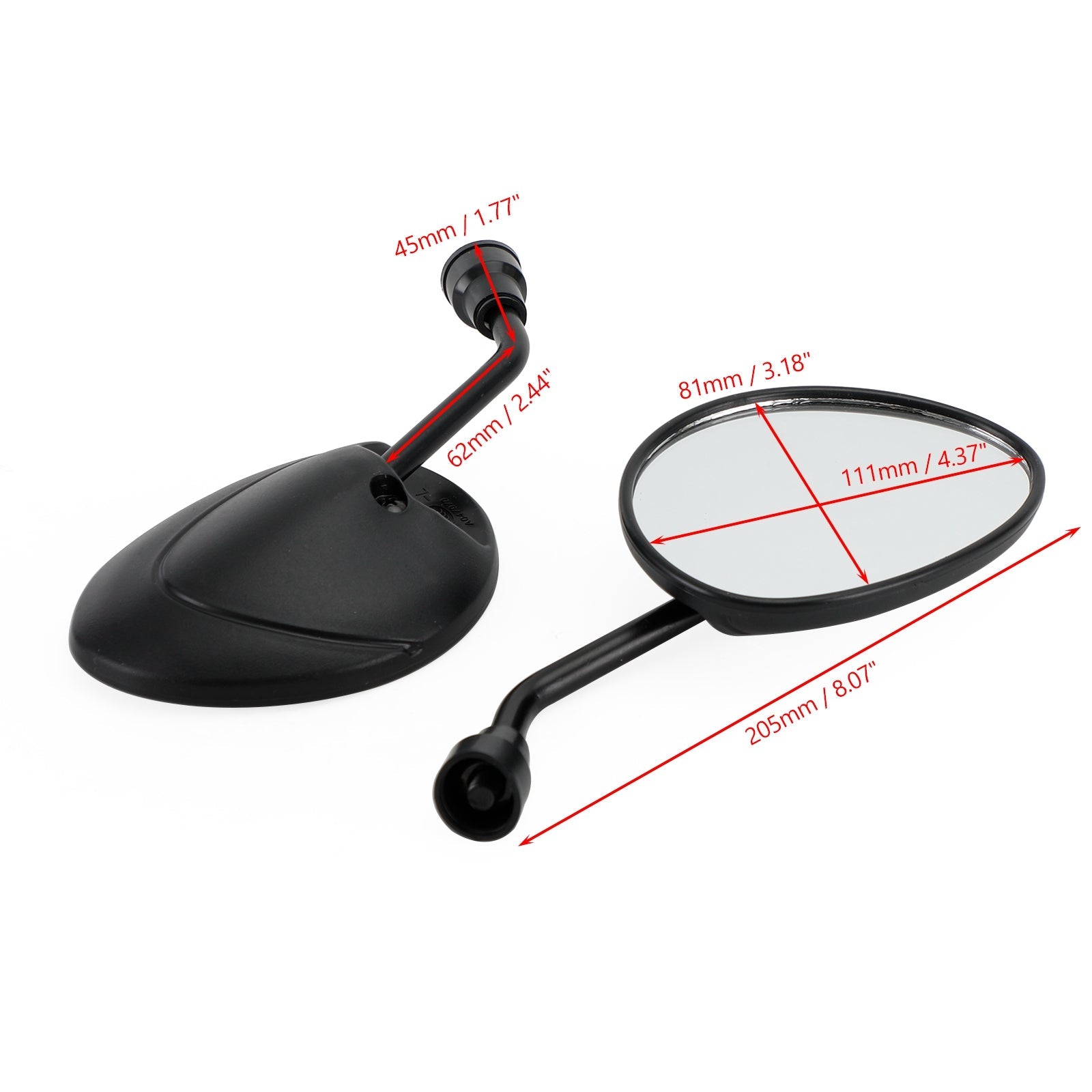 Par de espelhos à direita & Esquerda CM063902 CM063901 Adequado para PGO Evo-Turbo 100 M8/125 ?