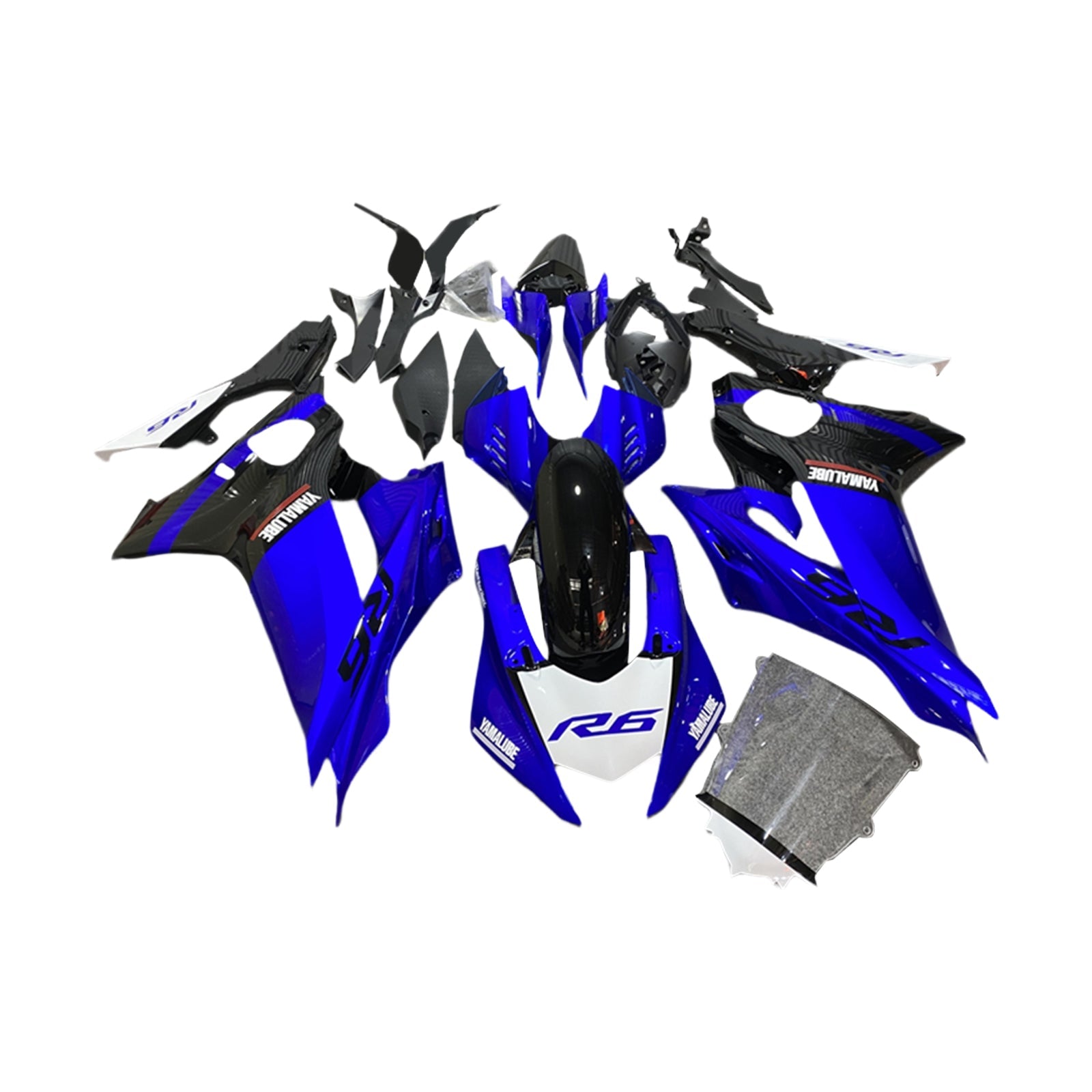 2017-2022 Yamaha yzf-r6 Kit de carénage kit de carrosserie en plastique