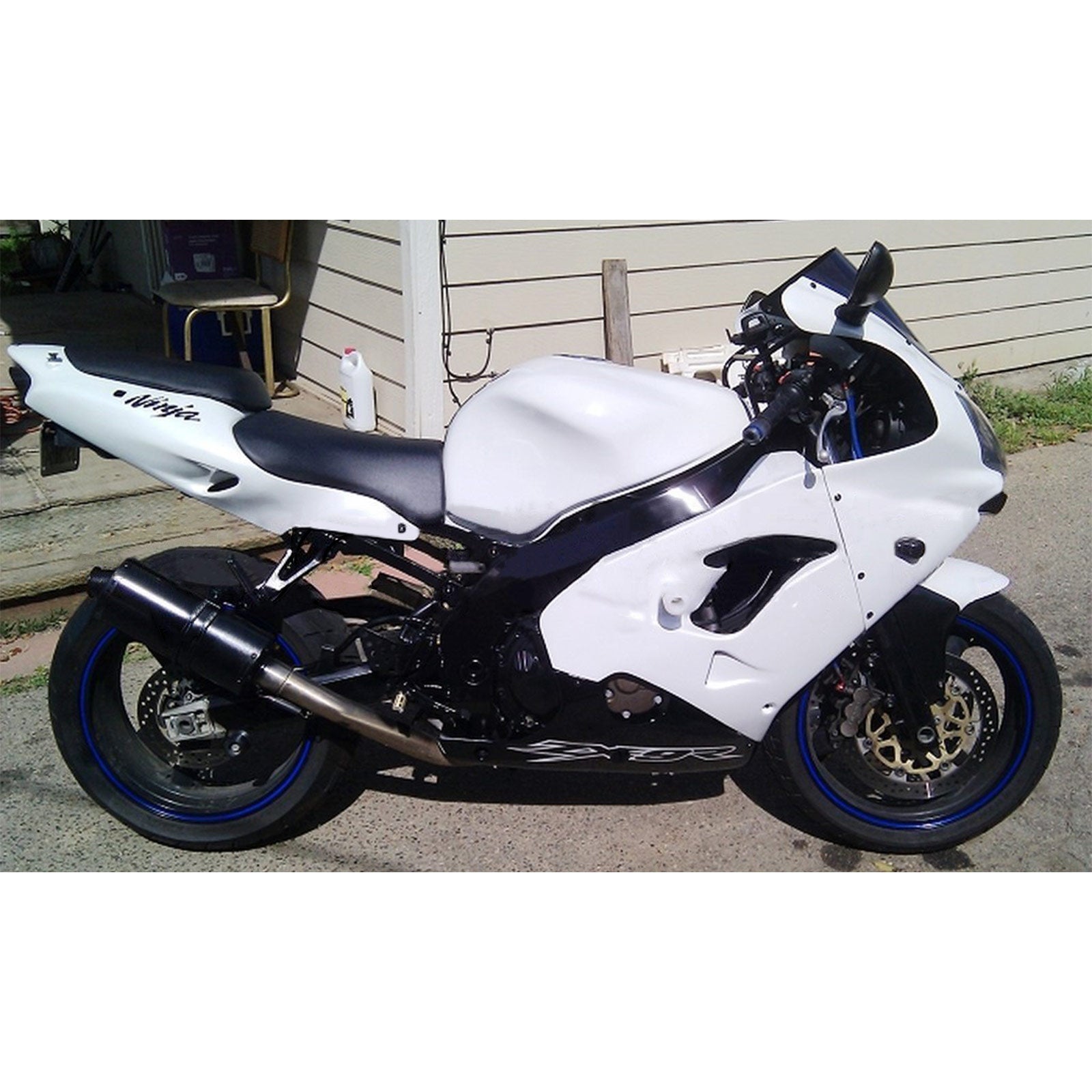 2000-2001 Kawasaki ZX9R Amotopart injectiekuipset carrosserie kunststof ABS #102