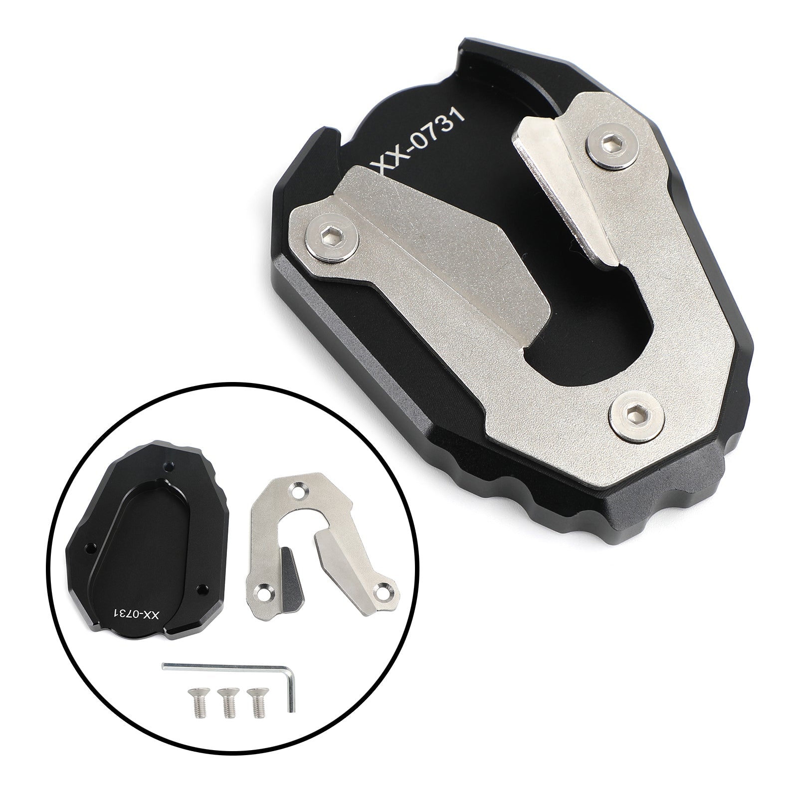 Kickstand tanier podložka pre Triumph Tiger 900 Rally Pro/GT Low 2021 Generic