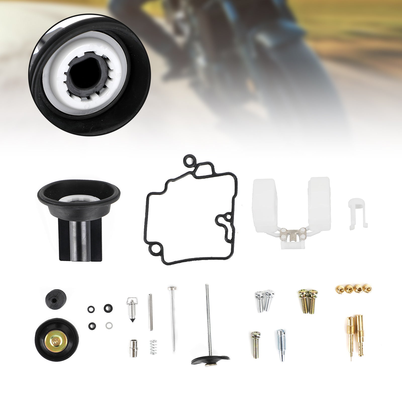 Kit de reconstrucción de carburador, bomba de aceleración apta para KT CVK24 Scooter Racing genérico