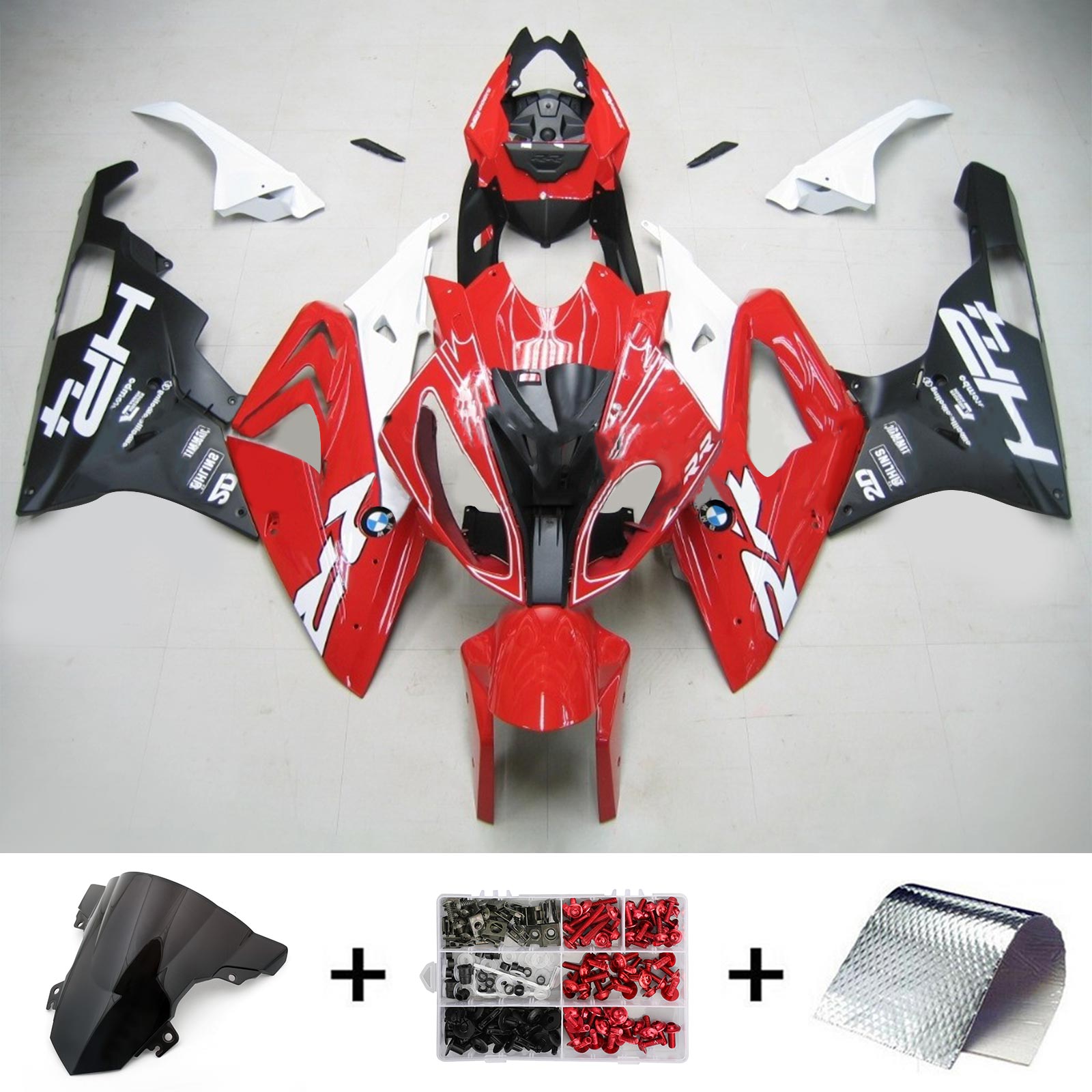 2015-2016 BMW S1000RR Kit de carenagem para carroceria de plástico ABS genérico