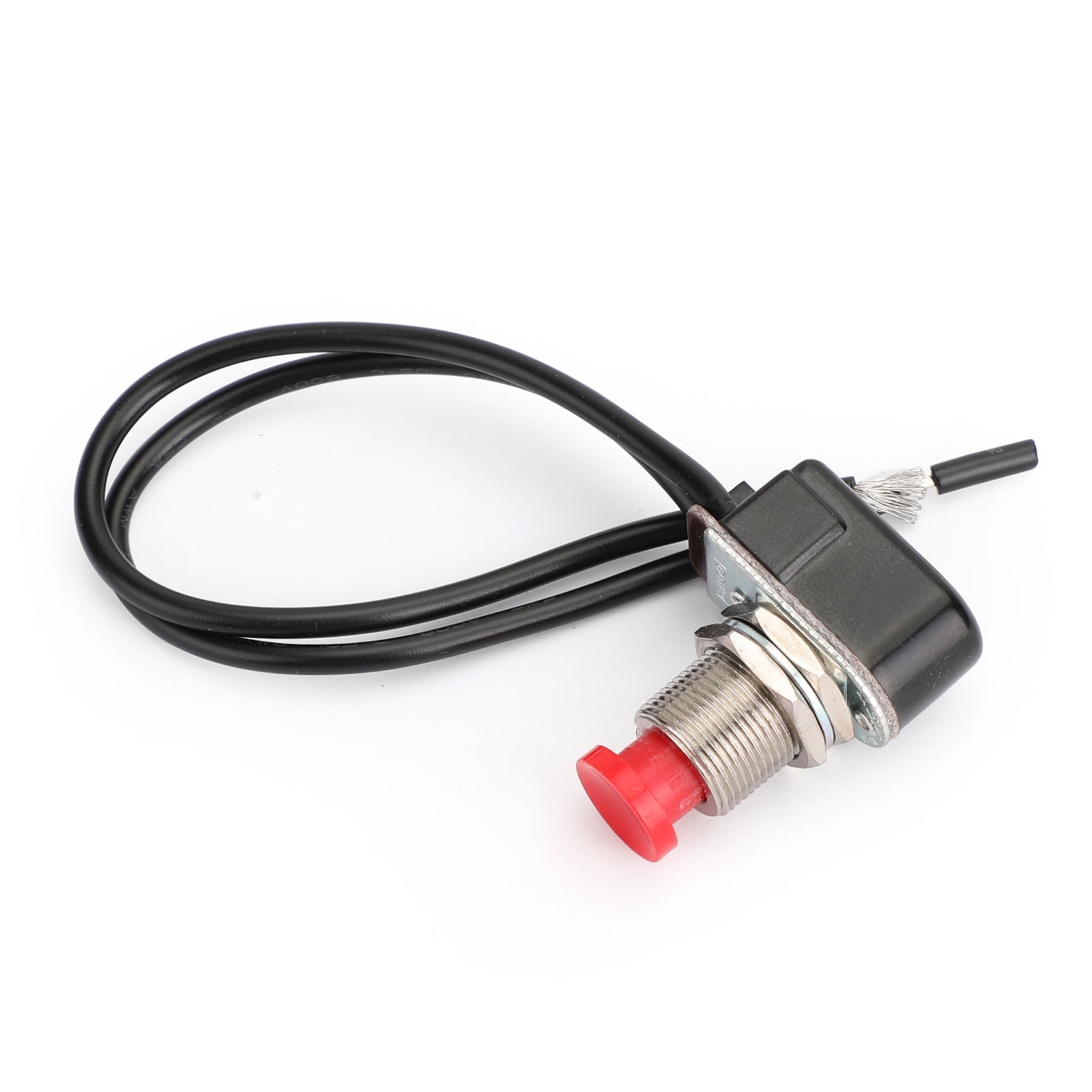 5pc normalement fermé le bouton de bouton-bouton d'auto-réinitialisation momentanée Interrupteur de réinitialisation avec rouge