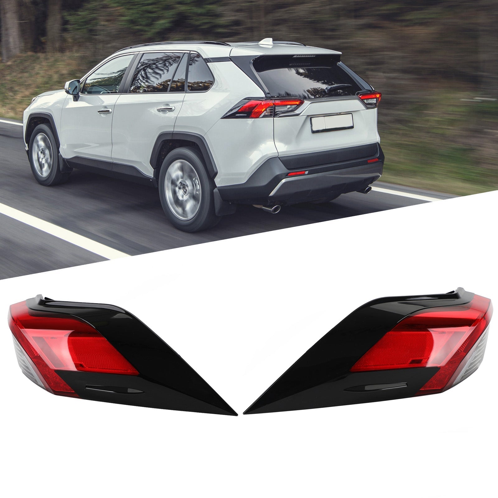 2019-2021 Toyota RAV4 Achterlicht Achterlamp Buitenzijde L+R 81560/81550-0R090 Generiek