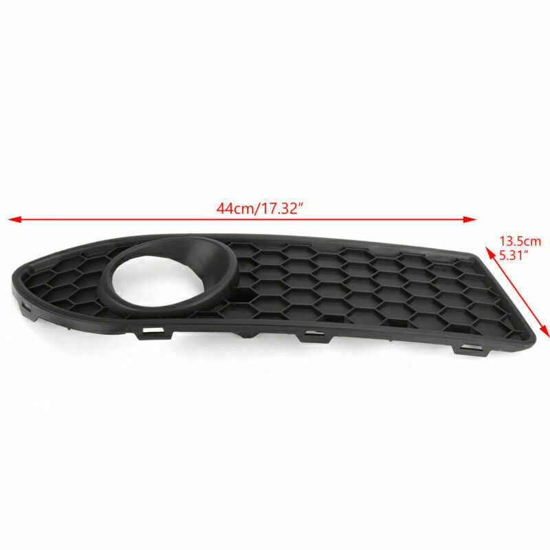 Black Center for Polo GTI Front VW Lower 9N3 Grille Bumper Grill 2005-2009 Fog Generic