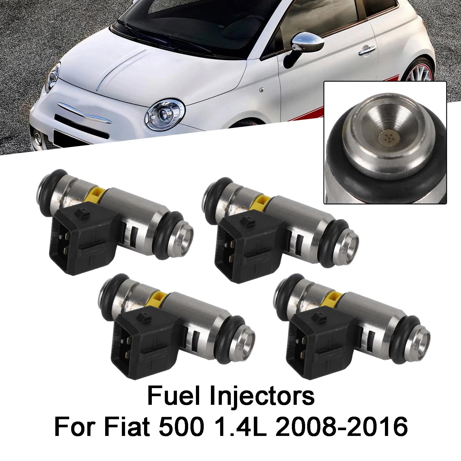 4 STUKS Brandstof Injectoren IWP160 fit Fiat Punto 500 Doblo Qubo Fit Ford KA