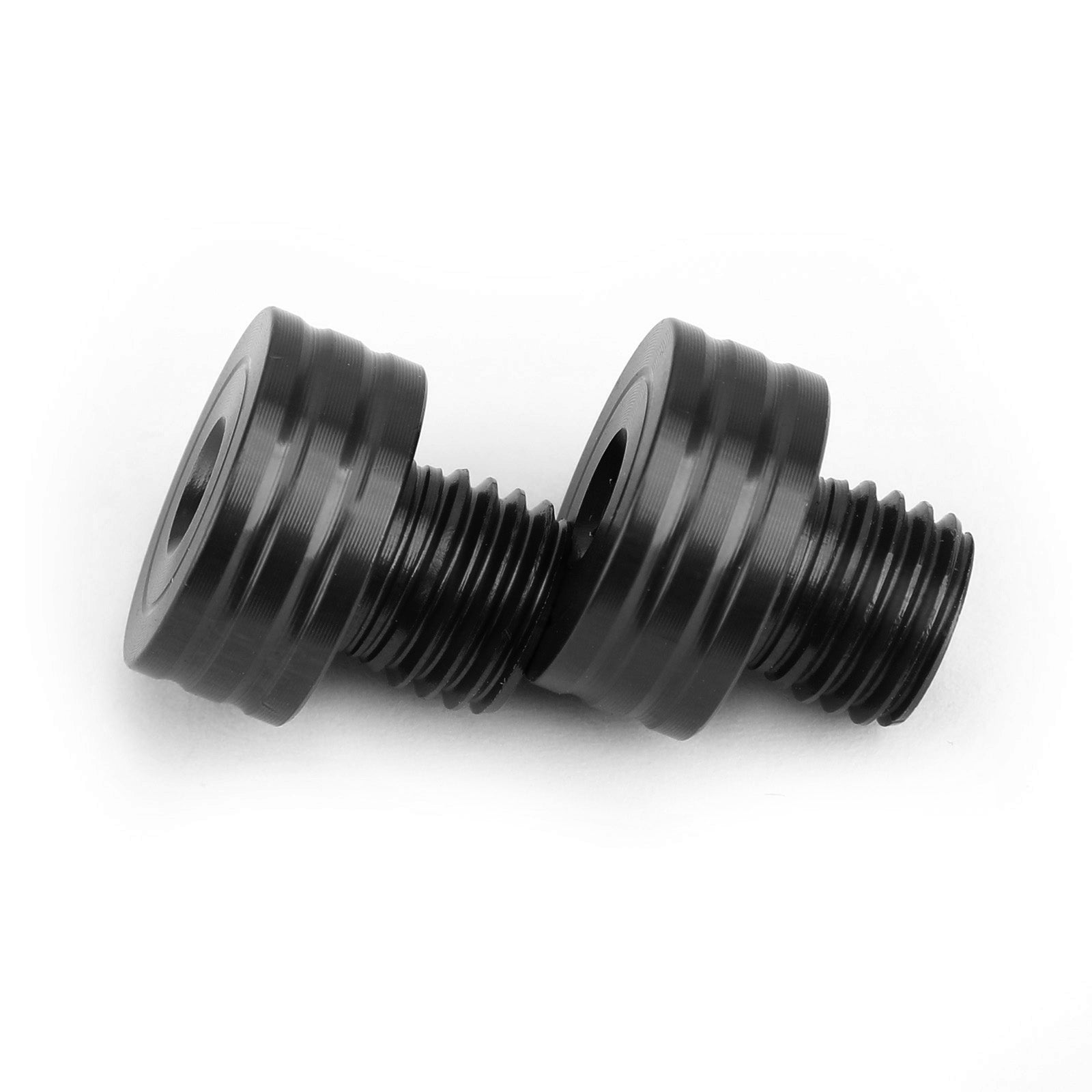 Zátky do zrkadlových otvorov M10x1,25 mm, čierne CNC hliníkové, pre Honda PCX 125 2016-2020 & PCX 150 2016 – 2020