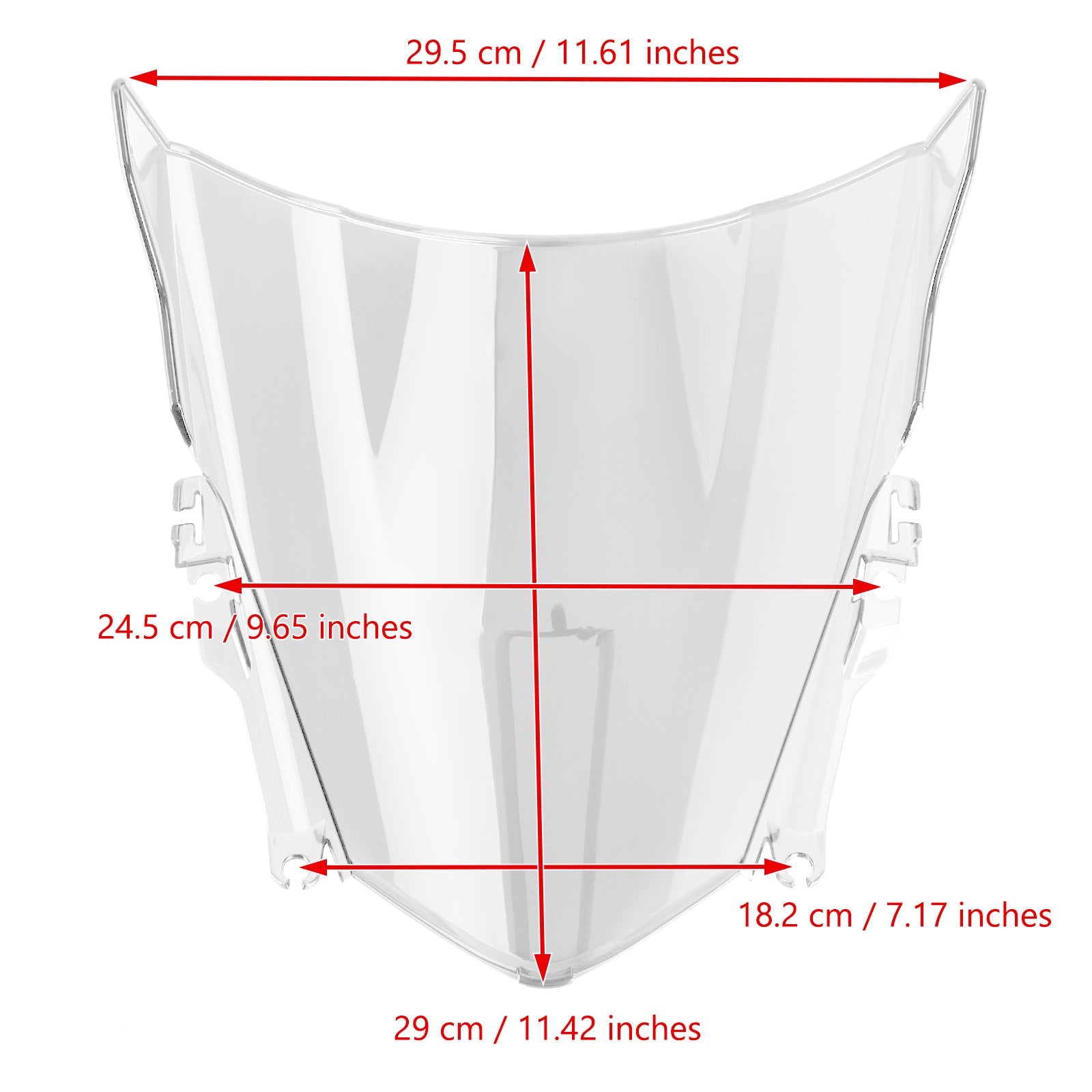 2013-2015 Honda CBR500R ABS Motorcykel vindrutan vindruta