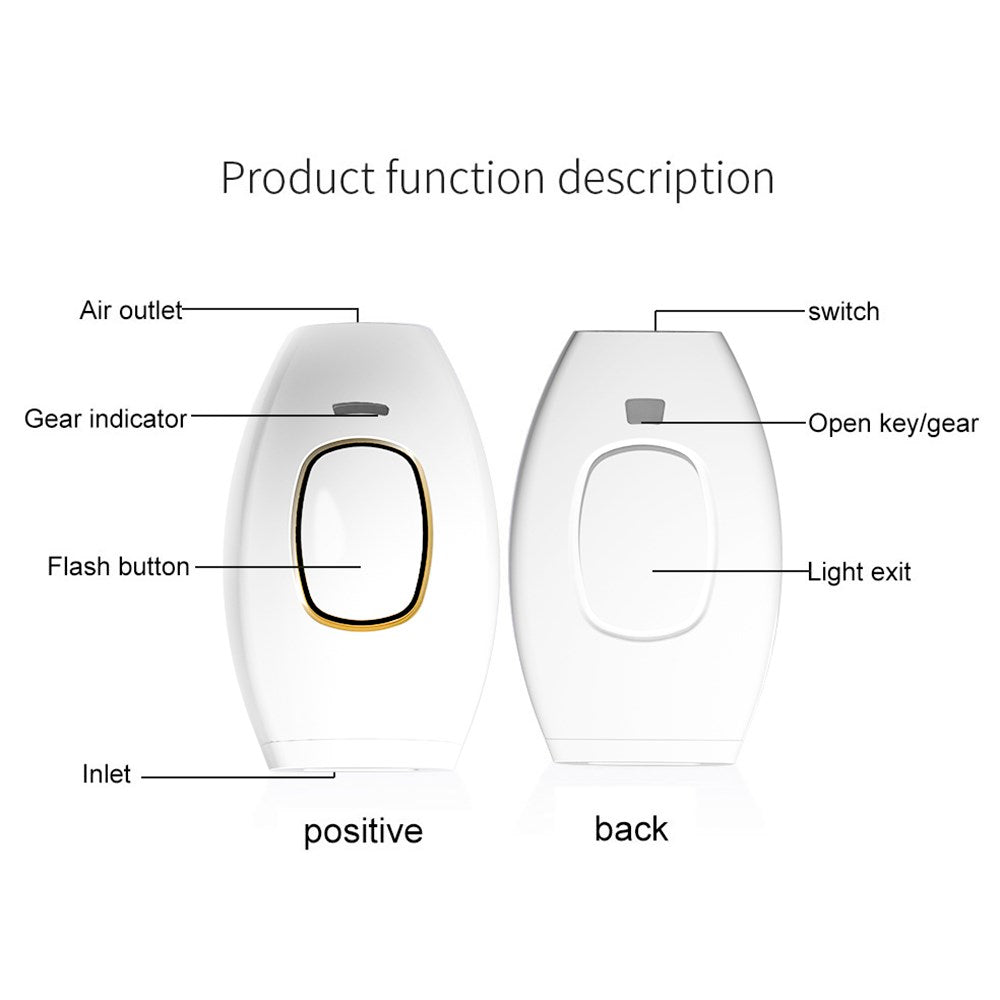 IPL Laser Remoção de cabelo Handheld Sistema de remoção de cabelo em casa