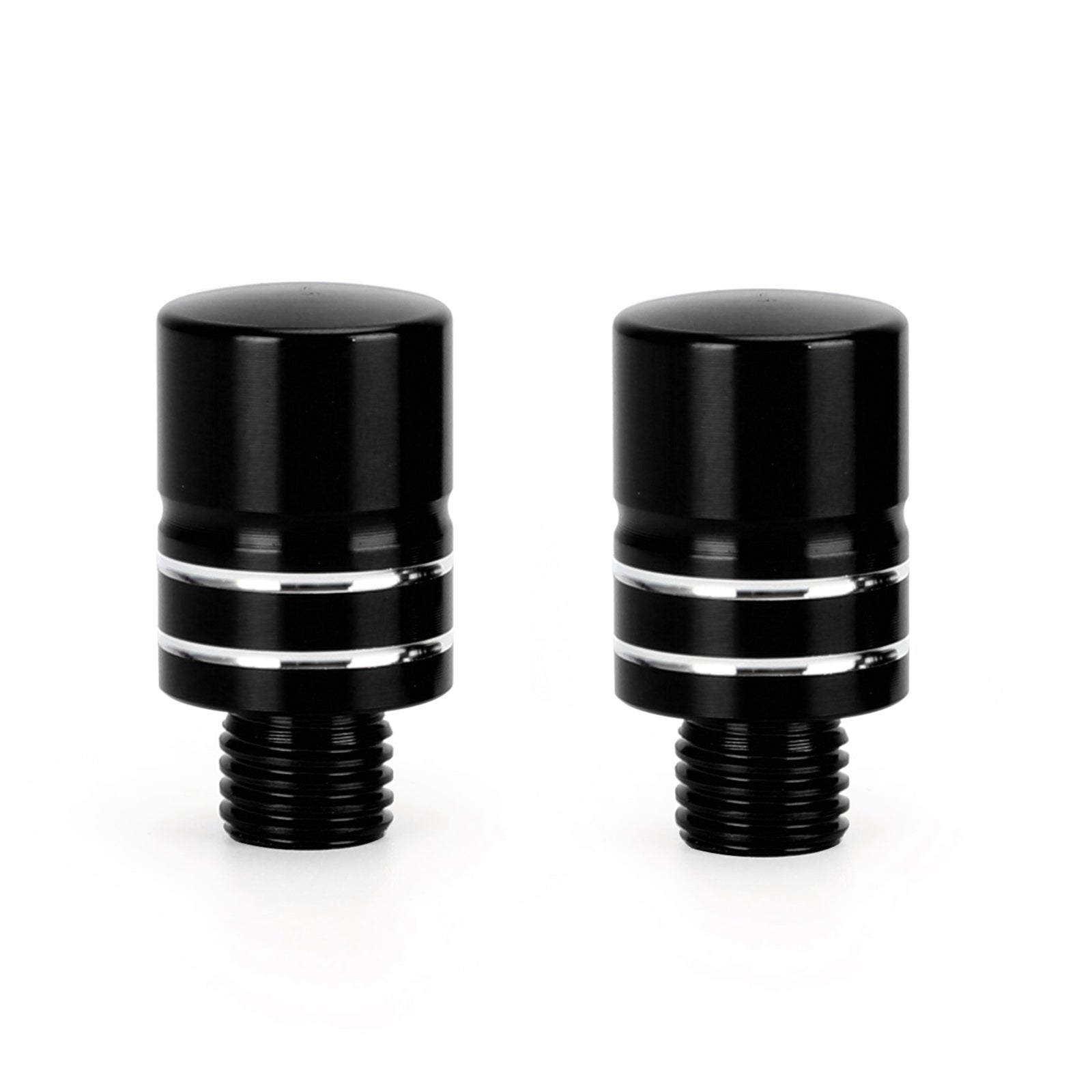 2x Black M10 Mirror Blanking Plugs Bults för BMW R1200GS LC Adventure 2013-2021