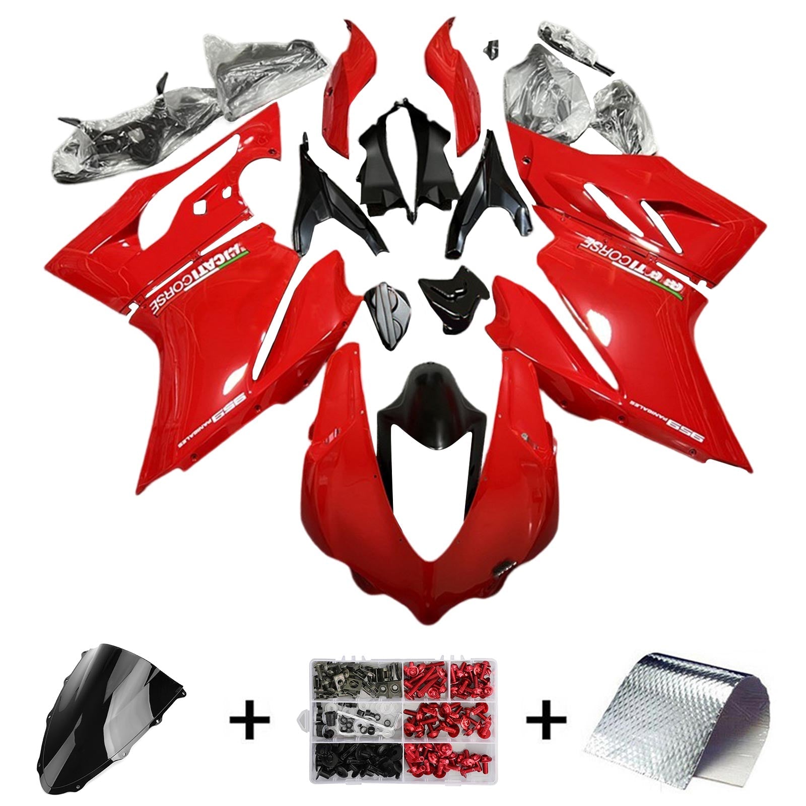 2015-2020 Ducati 1299 959 Kit Carénage Carrosserie Plastique ABS