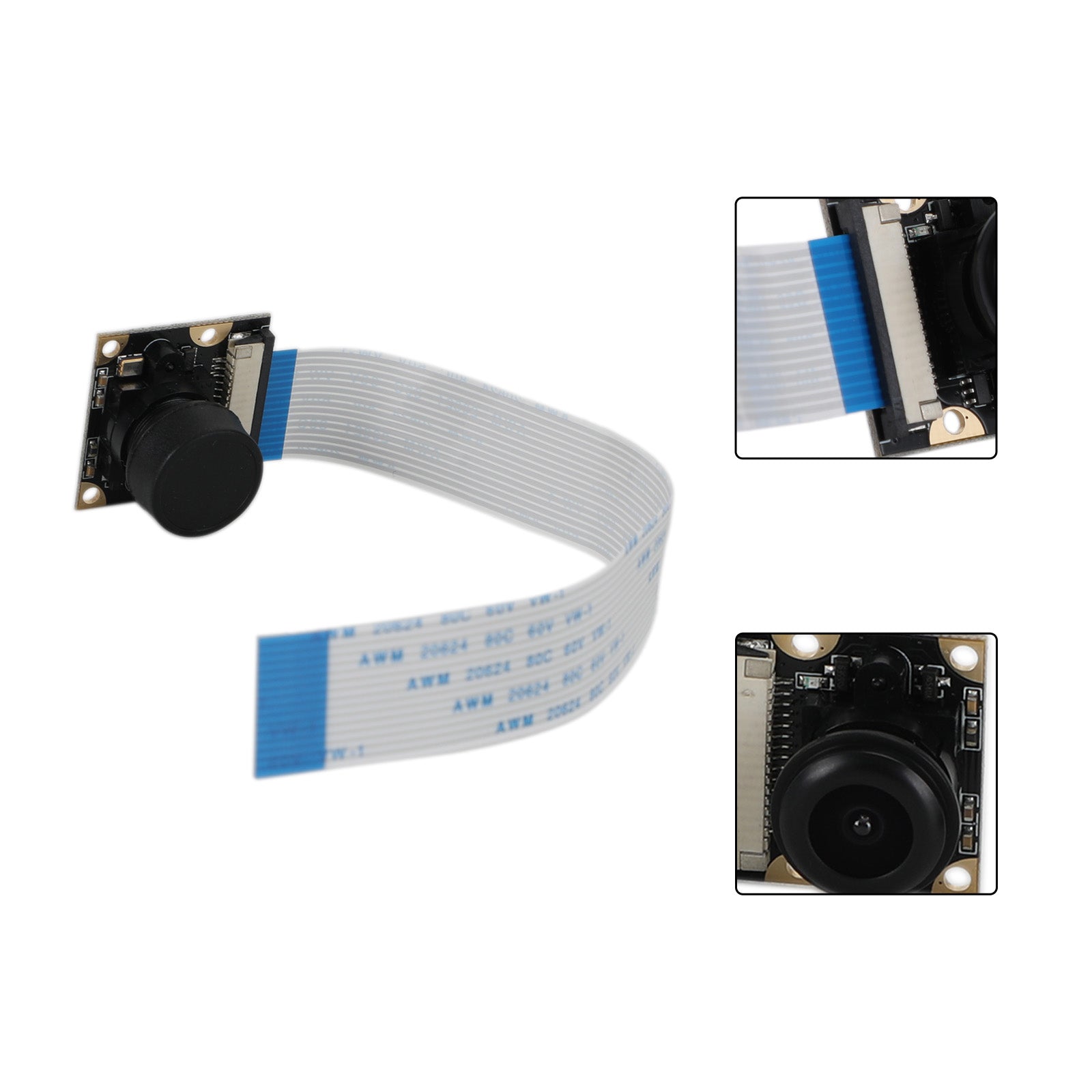 Cámara de visión con luz infrarroja nocturna de 5Mp, 130-220 grados, para Raspberry Pi 4B 3B+ 3B