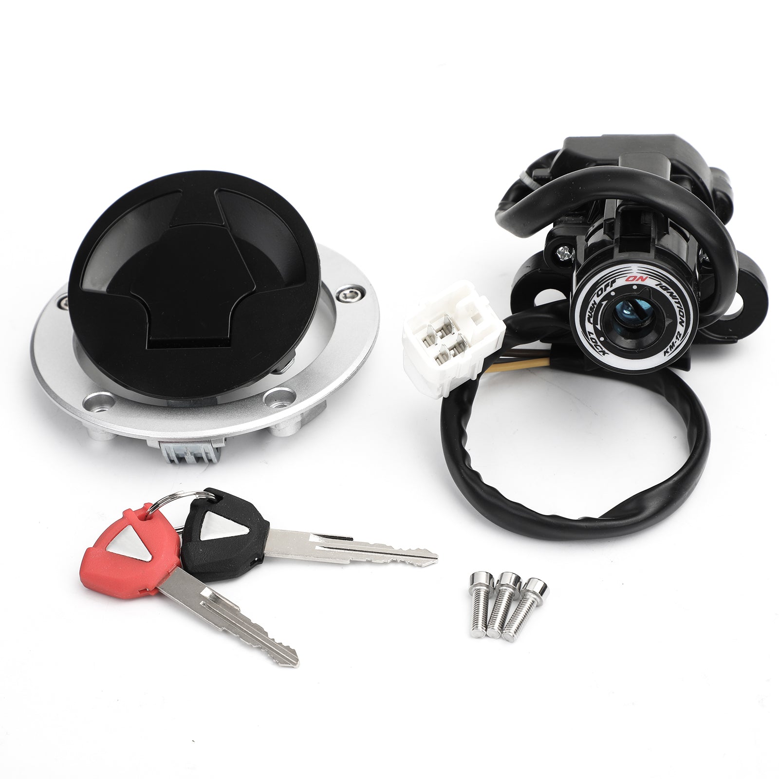 Sada zámku spínača zapaľovania pre spínač pre Kawasaki ZX1400 EX 400/650 Ninja ER6N 12-2017 Generic
