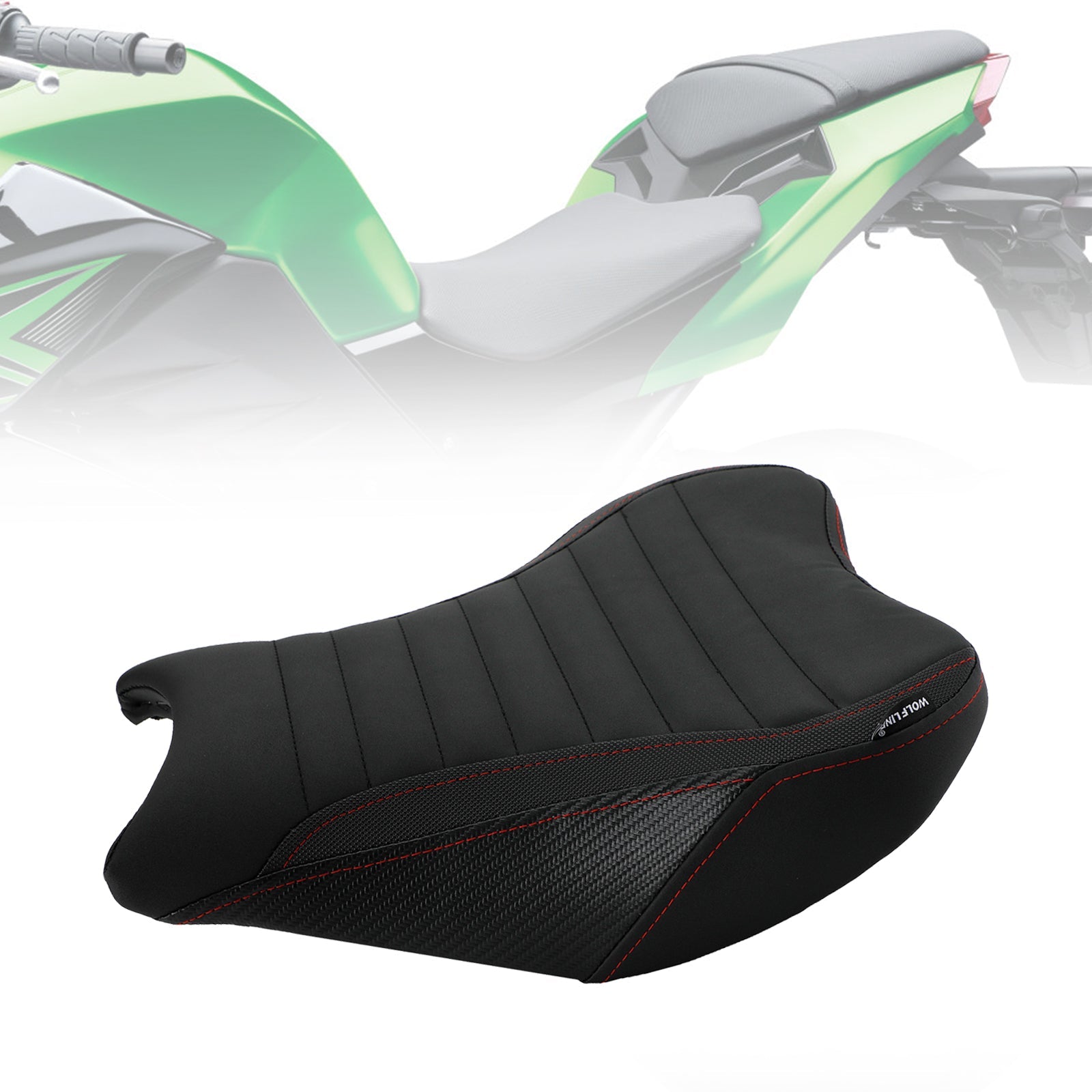 Kawasaki Ninja Z900 2017-2022 Green Complete Cushion Rider Passenger Seat