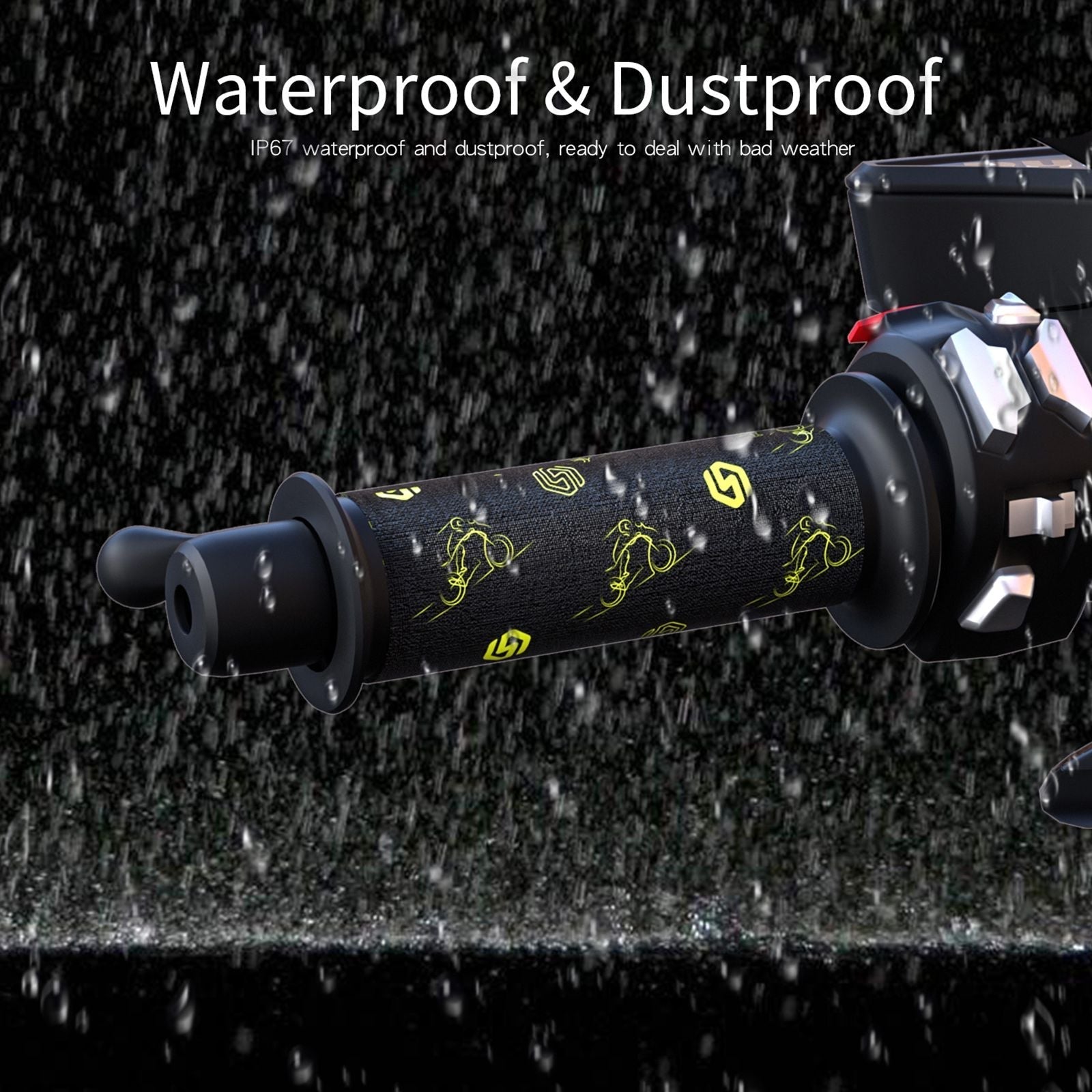 Vyhrievané rukoväte rúk podložky Multi-teplota 12 V Ohrievač riadidiel pre motocykel